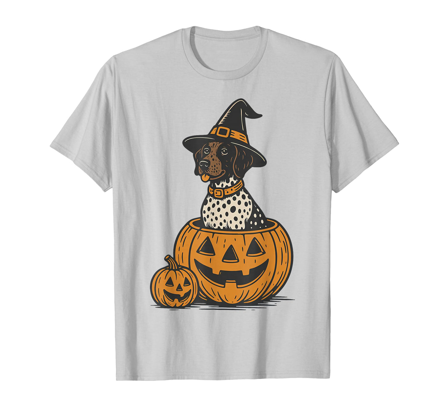 Weiner Dog Witch Happy Halloweenie Cute Halloween Dachshund T-Shirt