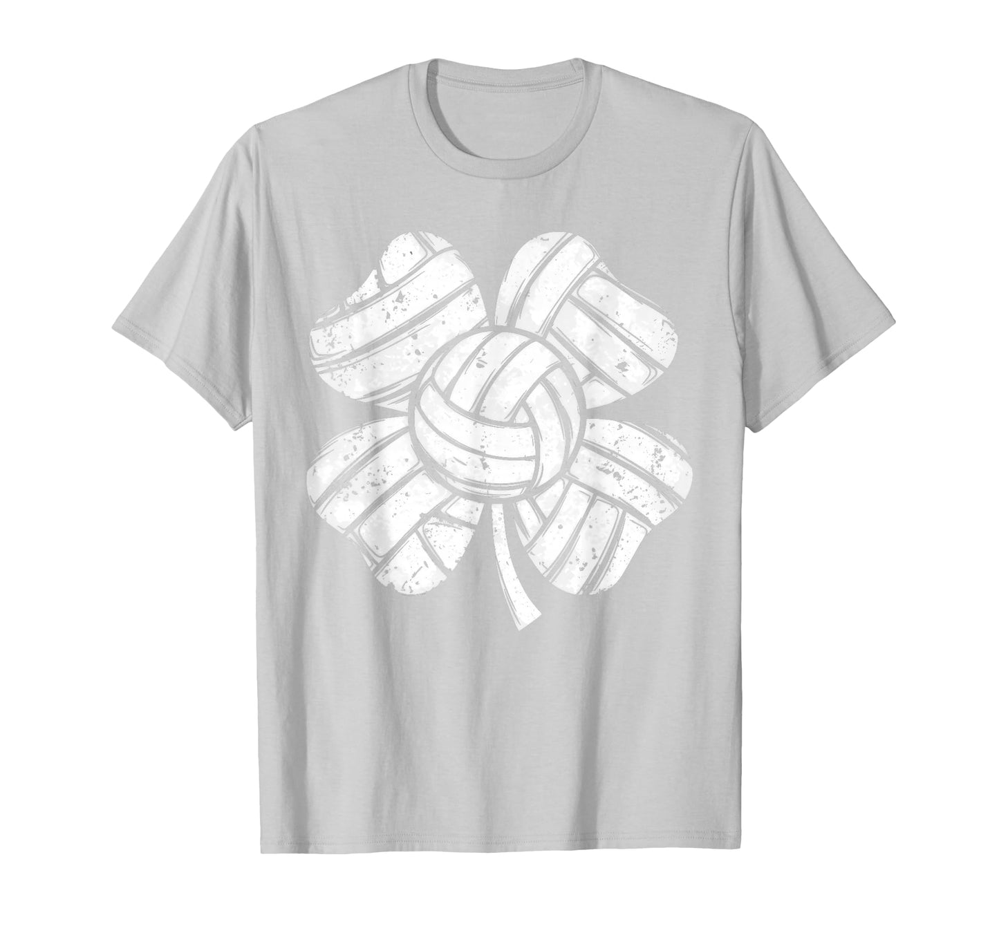 Volleyball St Patricks Day Boys Girls Men Women Shamrock T-Shirt