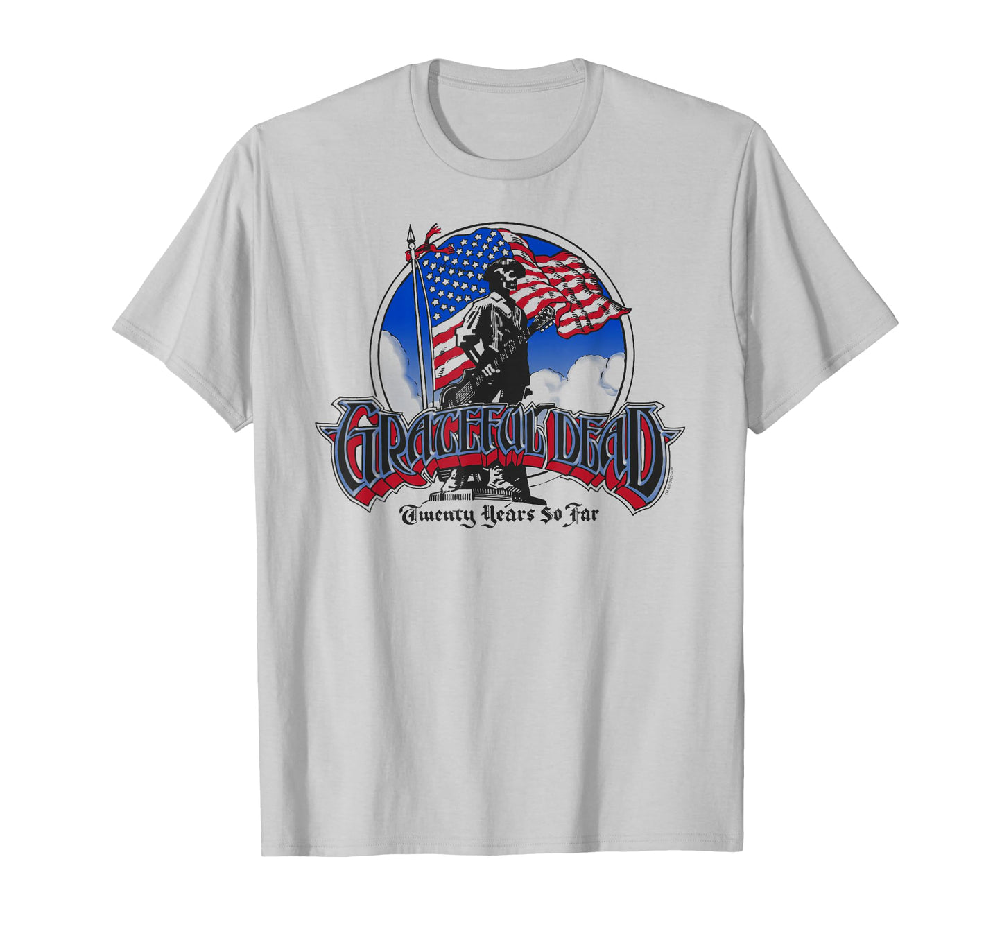 Grateful Dead Twenty Years So Far American Flag Vintage Band T-Shirt