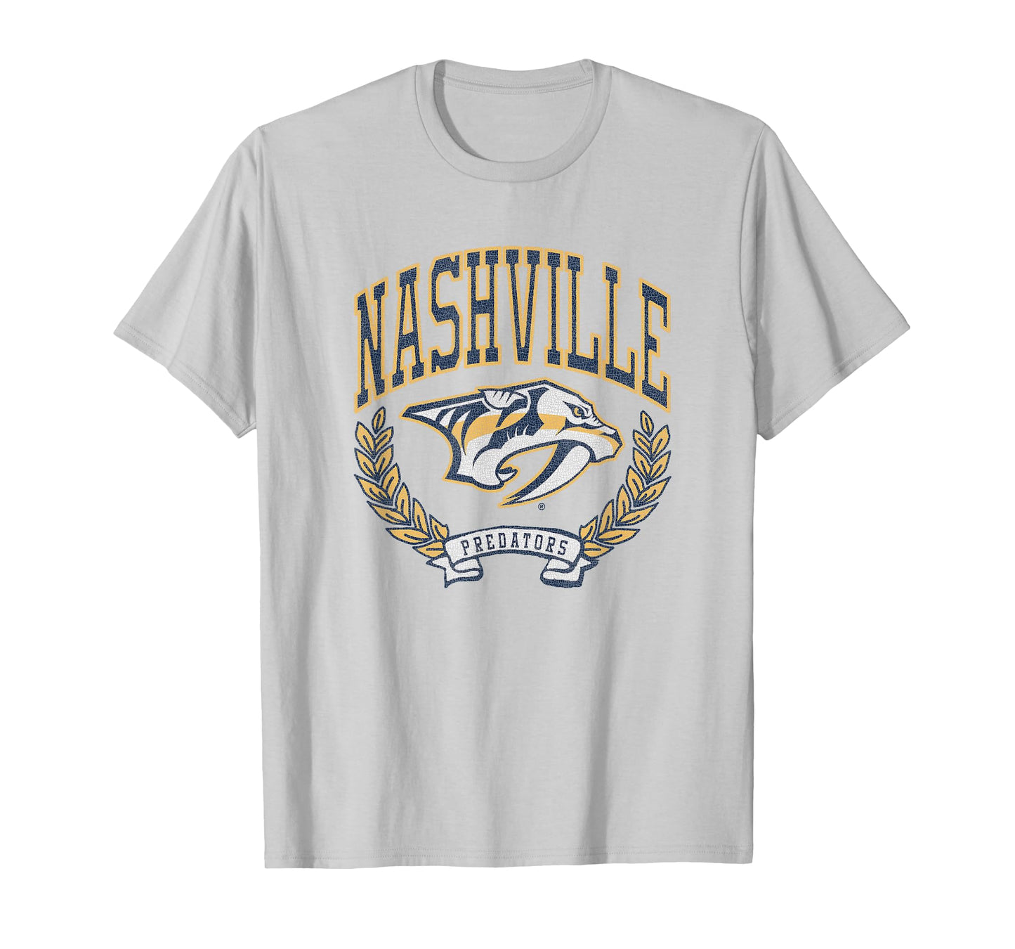 Nashville Predators Vintage Victory Gray Officially Licensed T-Shirt