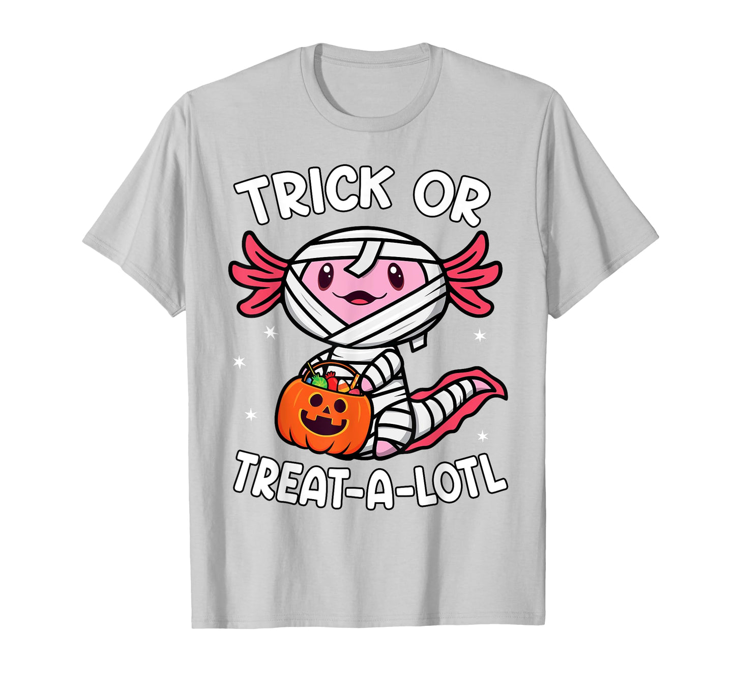 Trick or Treat A Lotl Axolotl Halloween Costume Toddler Kids T-Shirt