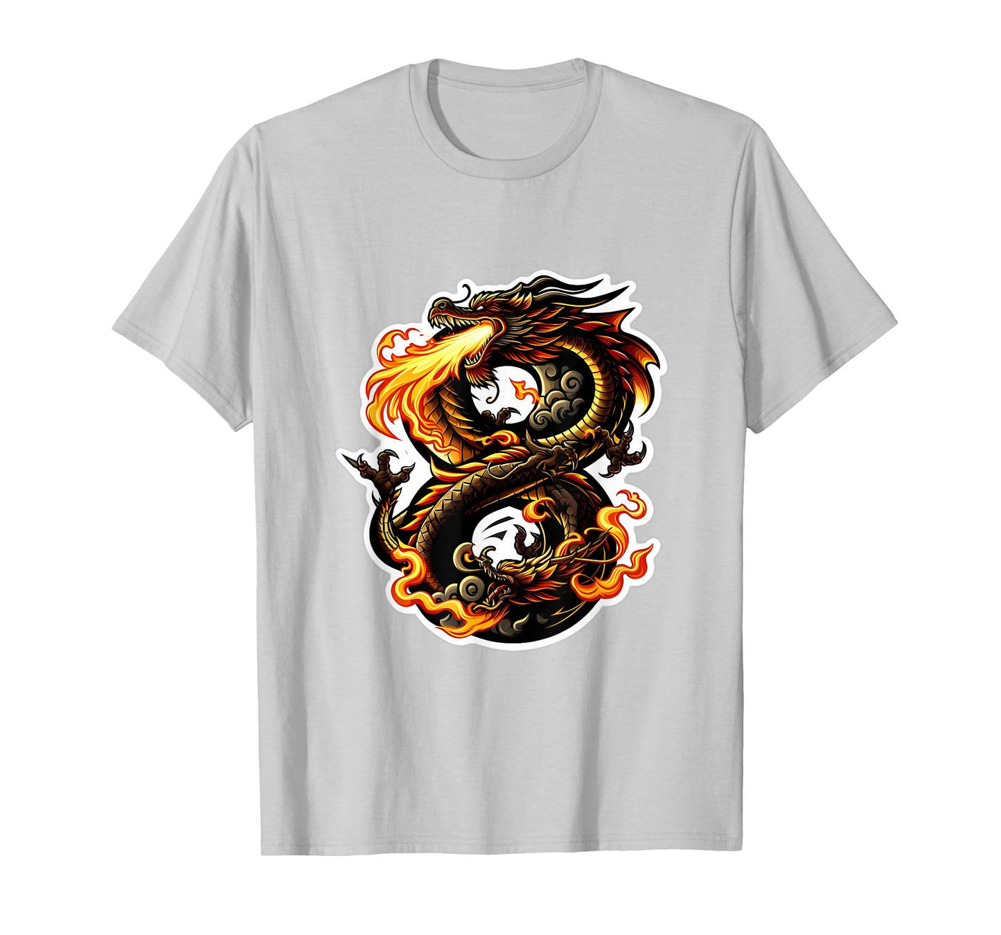 Turning 8 Years Old Dragon Birthday Party 8th Bday Boy, Girl T-Shirt