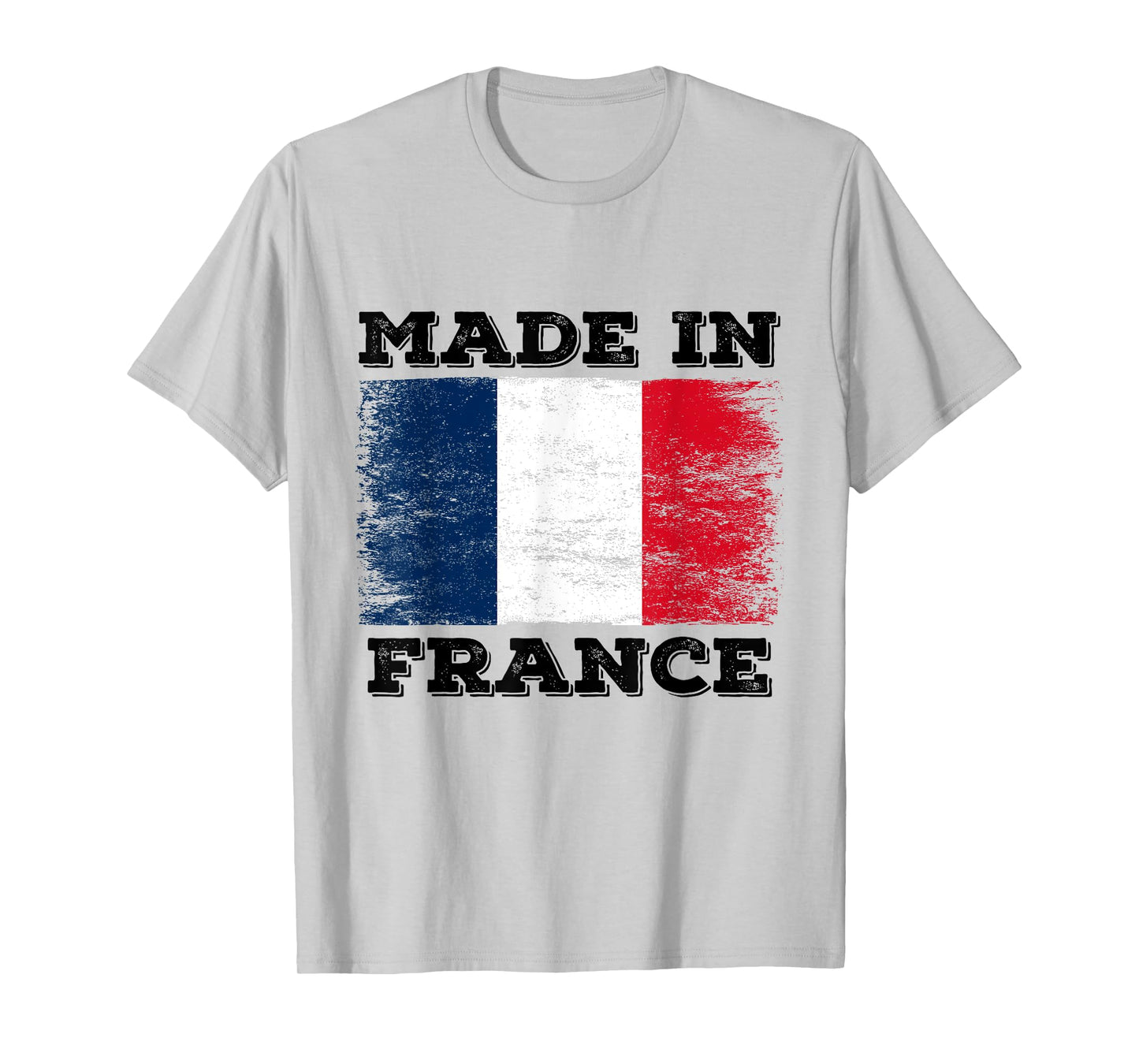 Made In France With French Flag Novelty Graphic Cool Designs T-Shirt