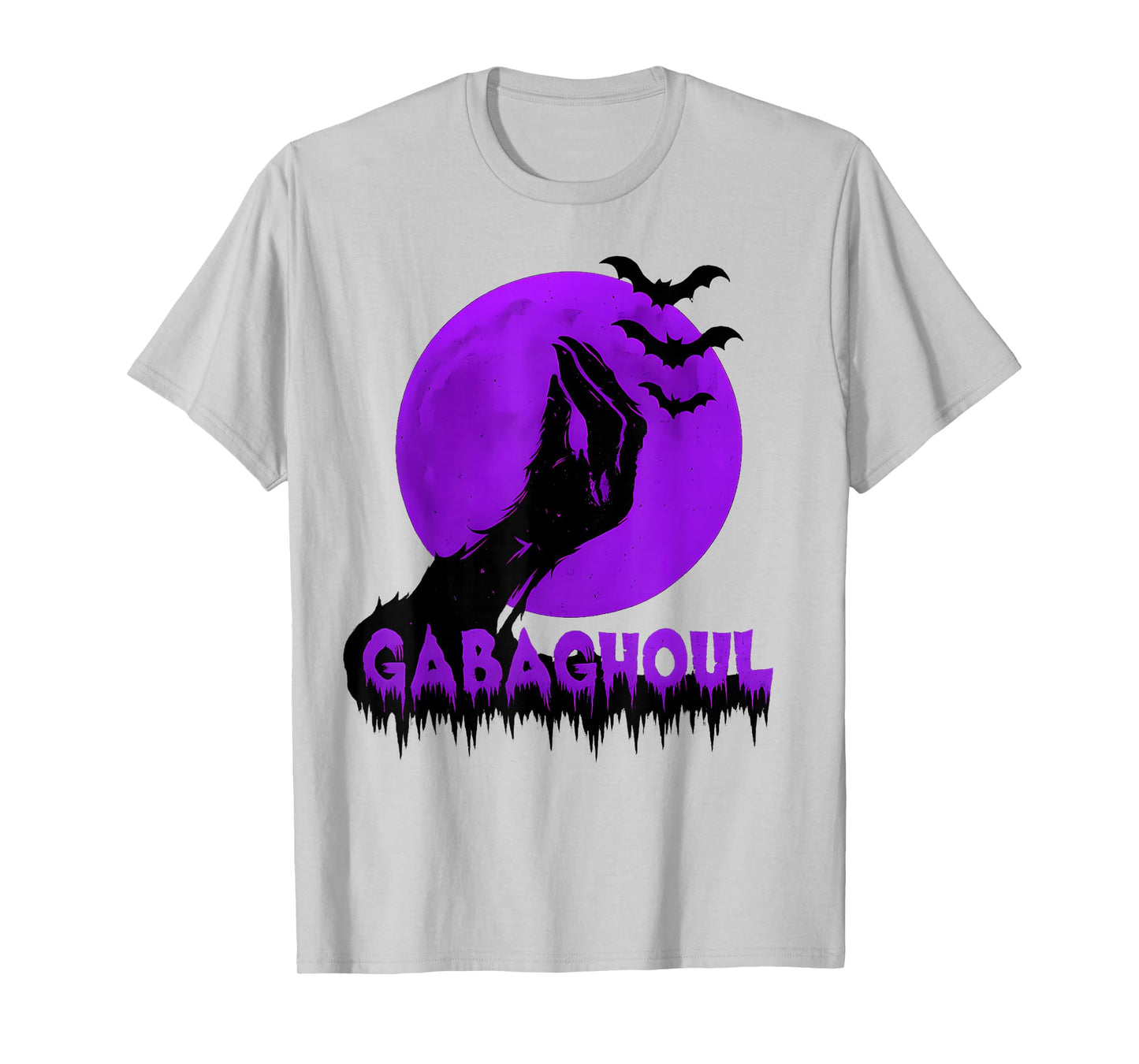 Gabaghoul Funny Hand Moon Italian Joke Halloween Men Women T-Shirt