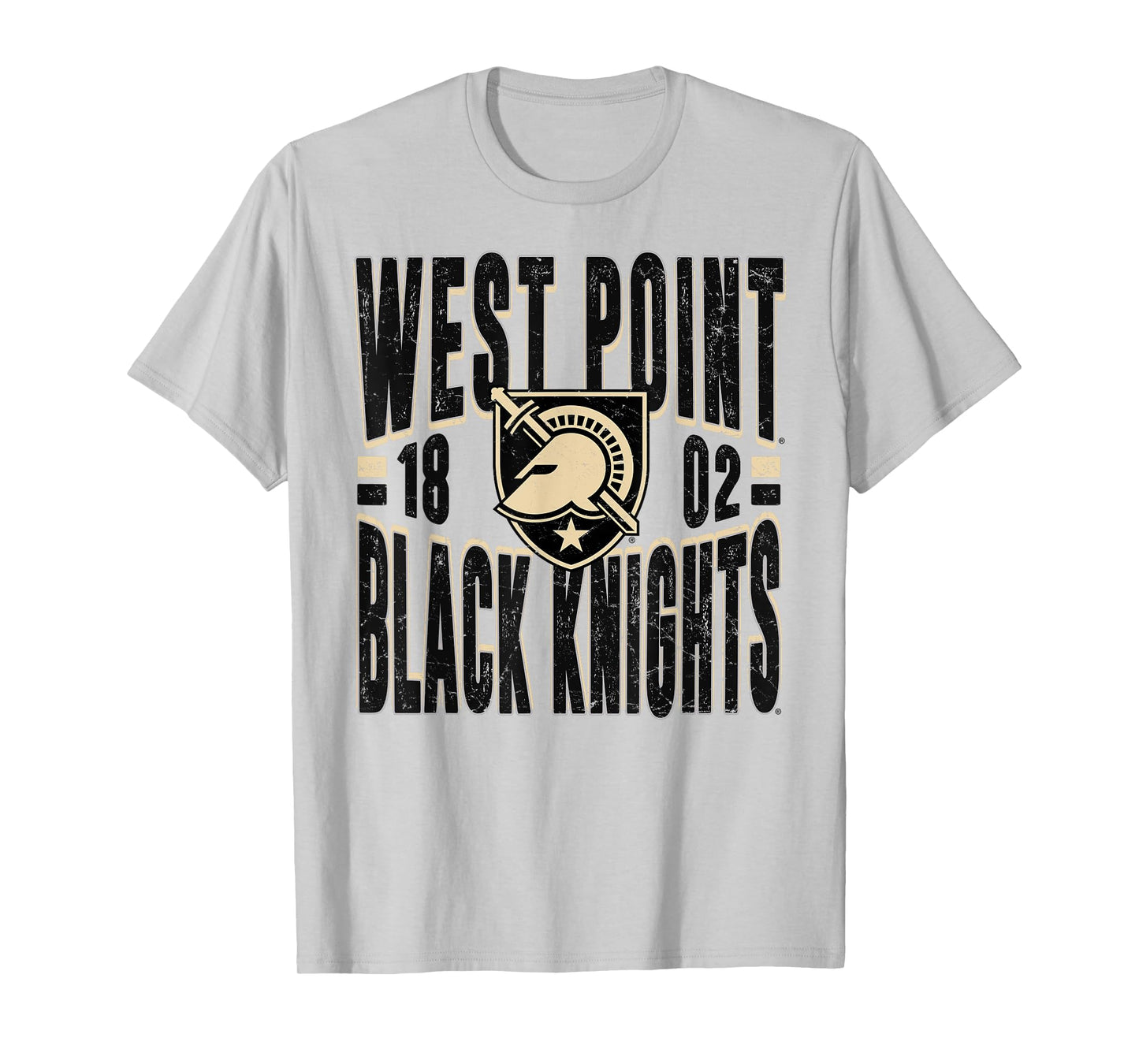 Army Black Knights Vintage 90's Retro Gray T-Shirt