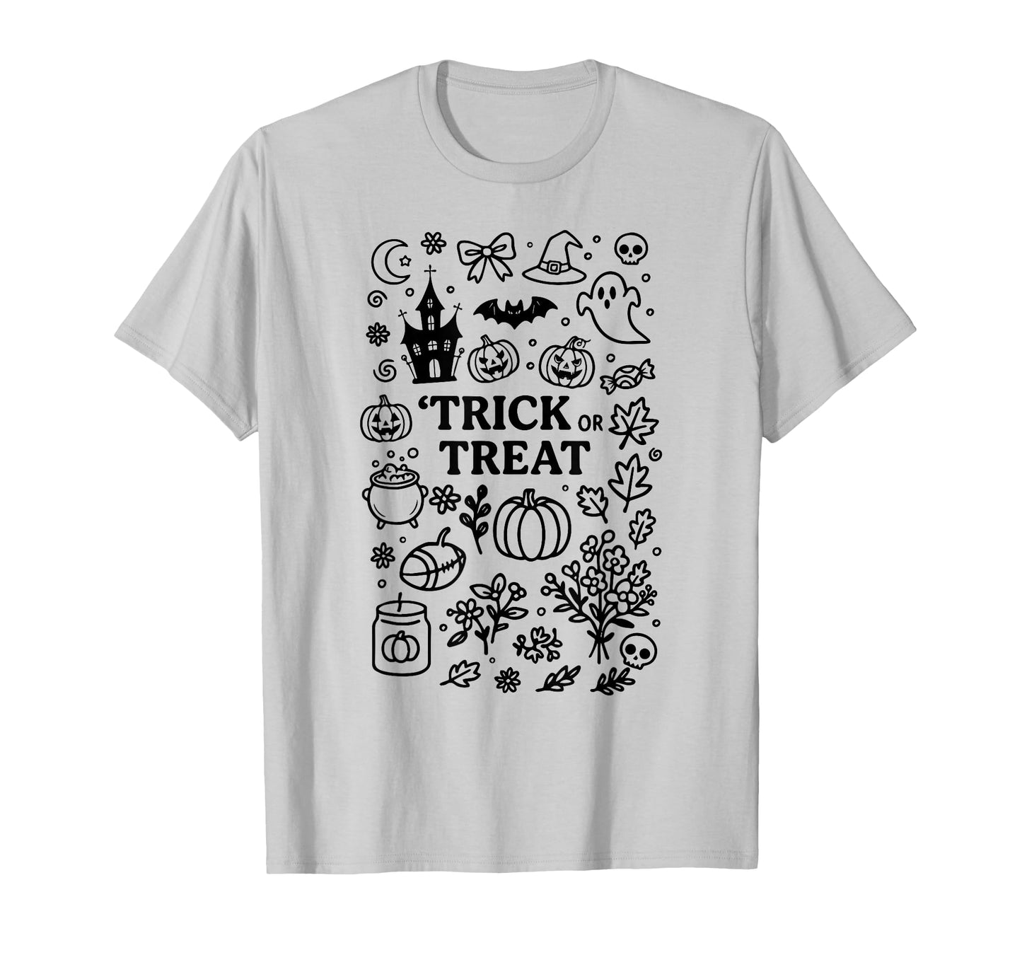 Pumpkin Halloween Doodle Costume Halloween Costume T-Shirt