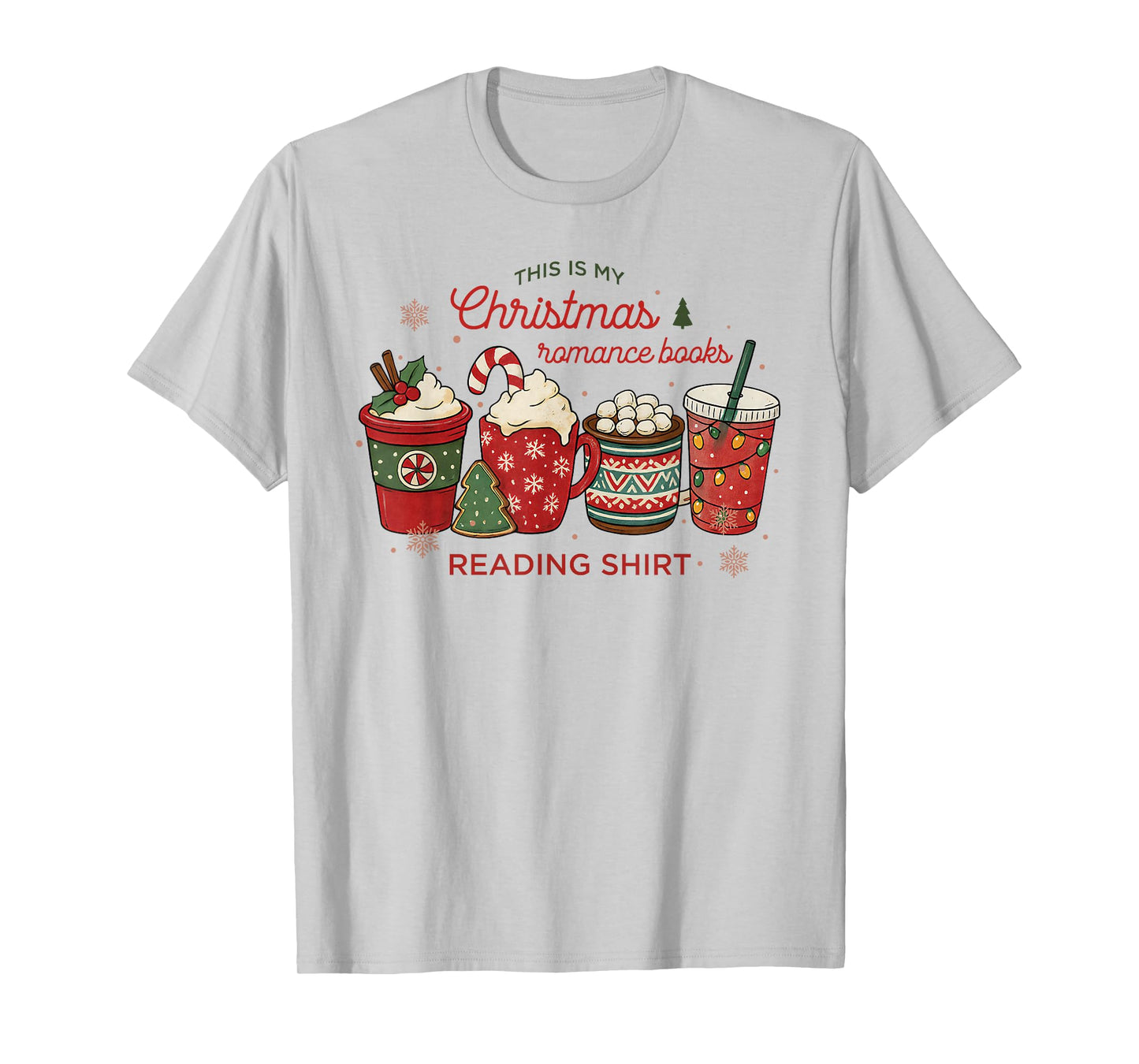Christmas Read, Cozy Bookish Xmas Girl Reader Ugly Gift T-Shirt
