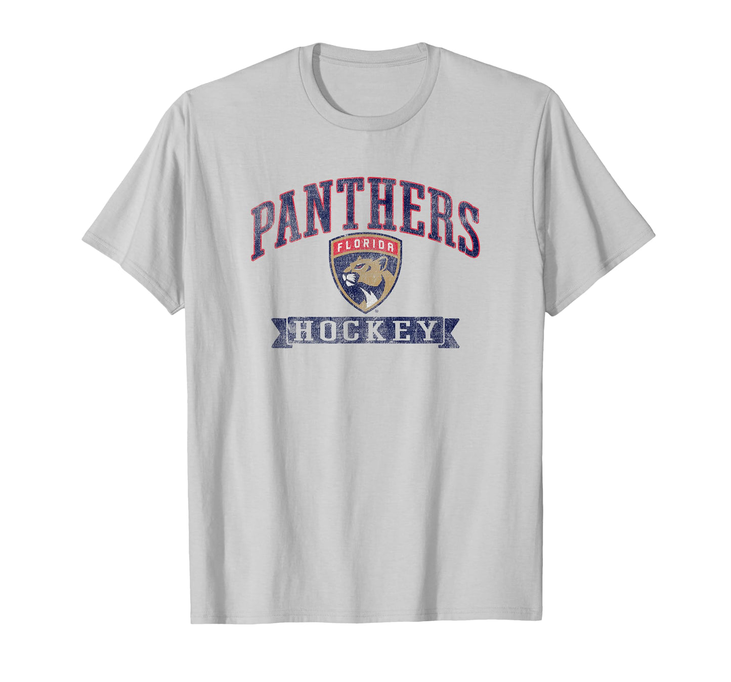 Florida Panthers Vintage Hockey Gray Officially Licensed T-Shirt