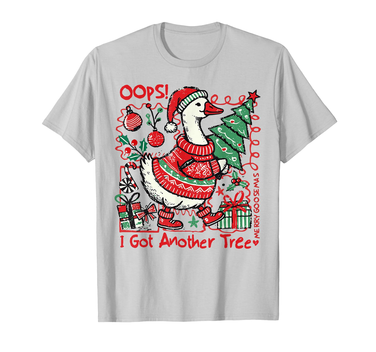 I Bought Another Vintage Tree Merry Goosemas Christmas Tree T-Shirt