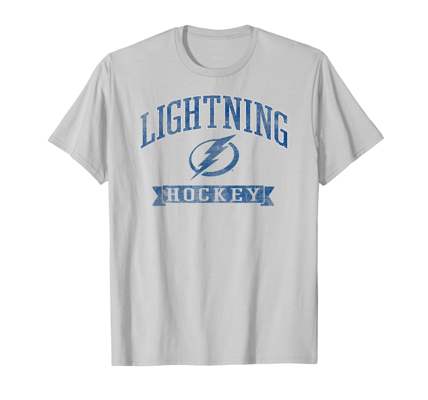 Tampa Bay Lightning Vintage Hockey Gray Officially Licensed T-Shirt