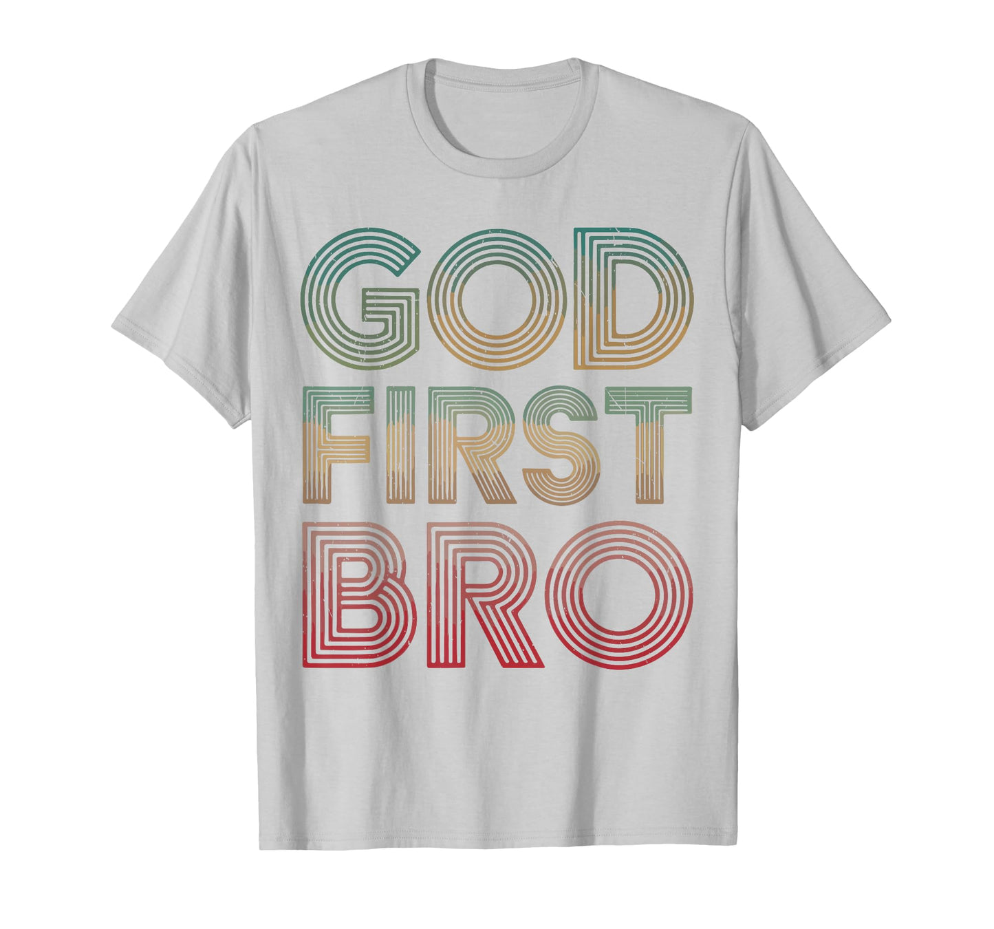 Youth Boy God First Bro Funny Christian God Brother Toddler T-Shirt