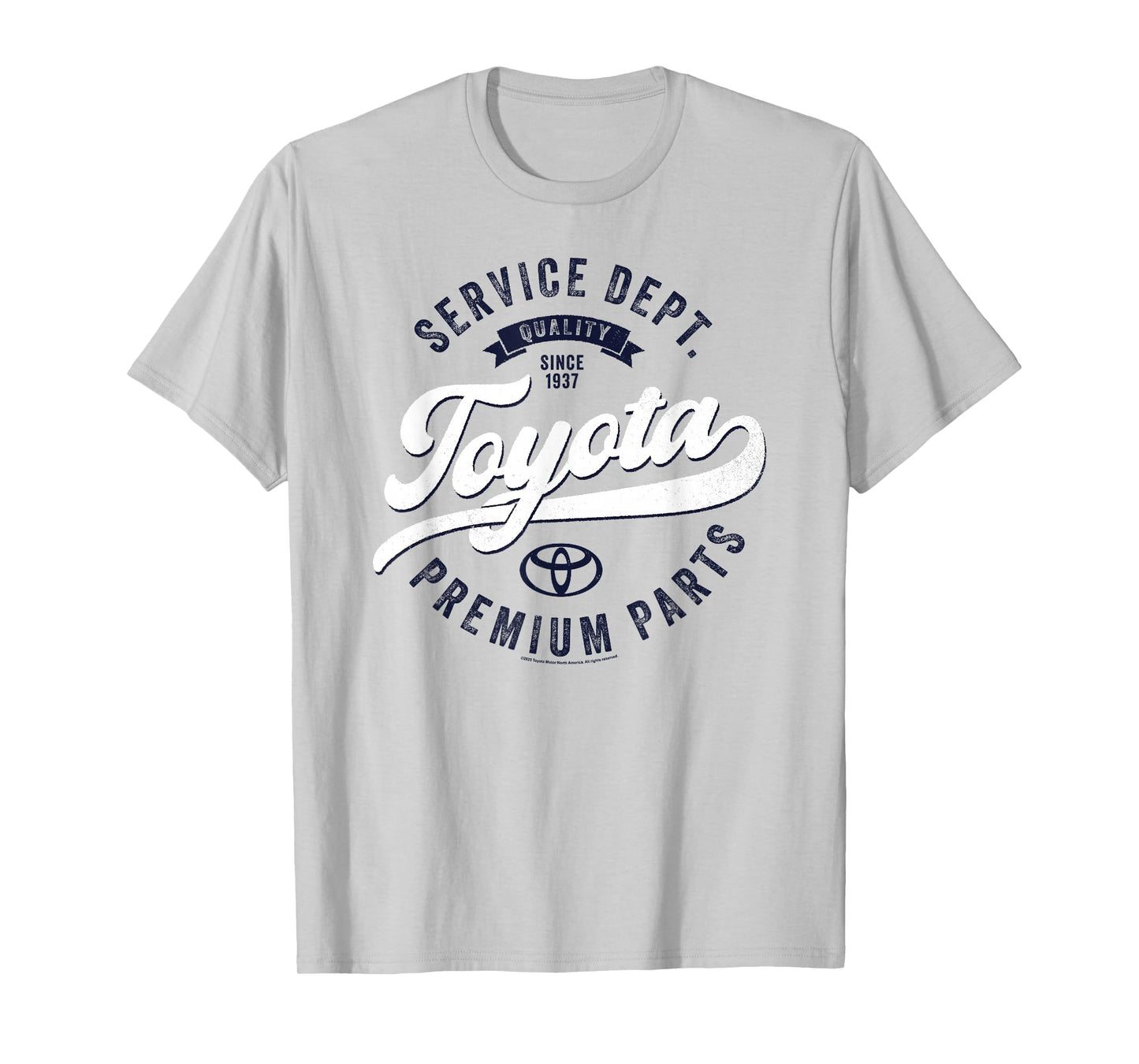 Toyota Service Dept Quality Since 1937 Distressed Retro Logo T-Shirt