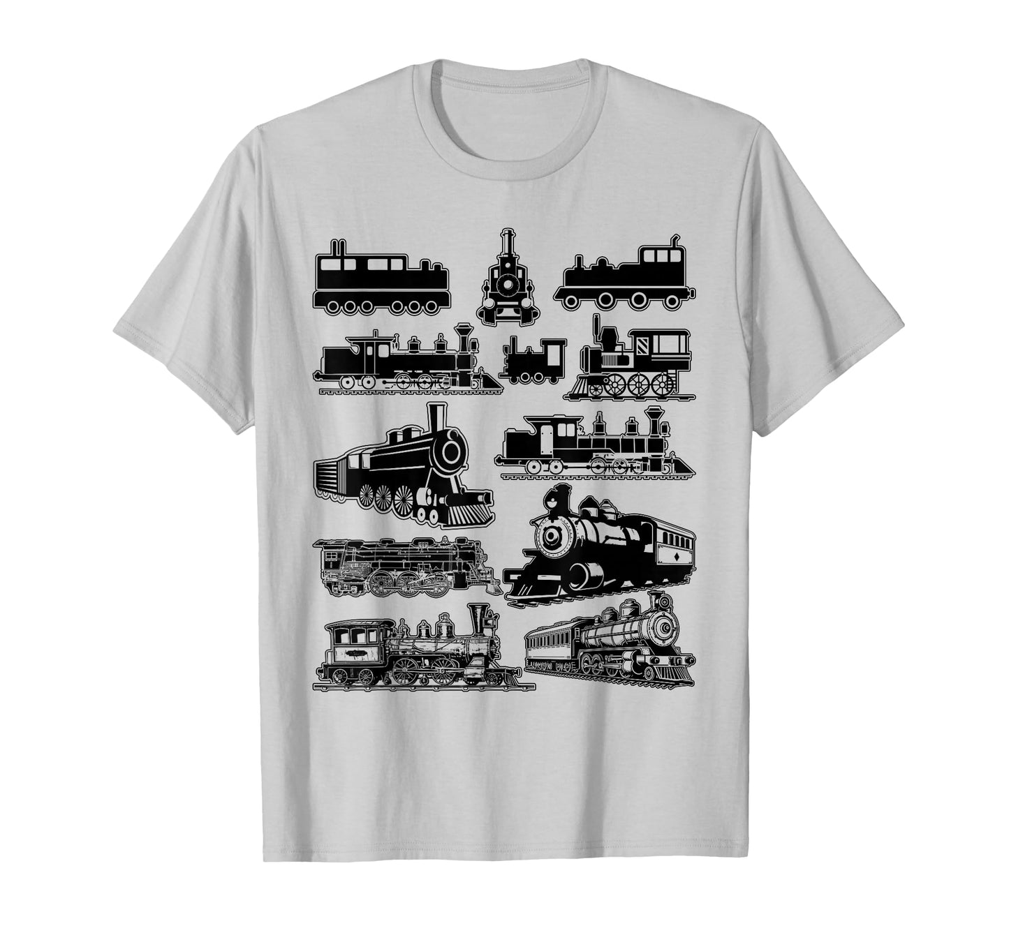 Vintage Steam Train Locomotive Toddler Boys Kids T-Shirt