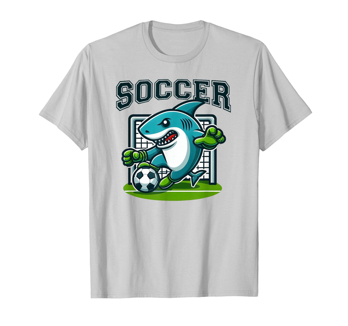 Soccer Shark Playing Soccer T-Shirt