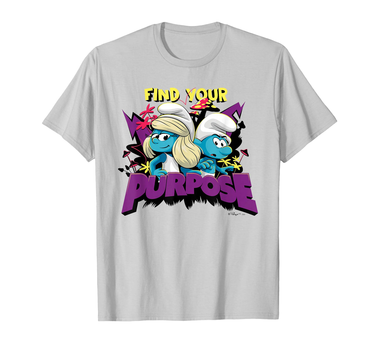 The Smurfs Movie Find Your Purpose Smurfette T-Shirt