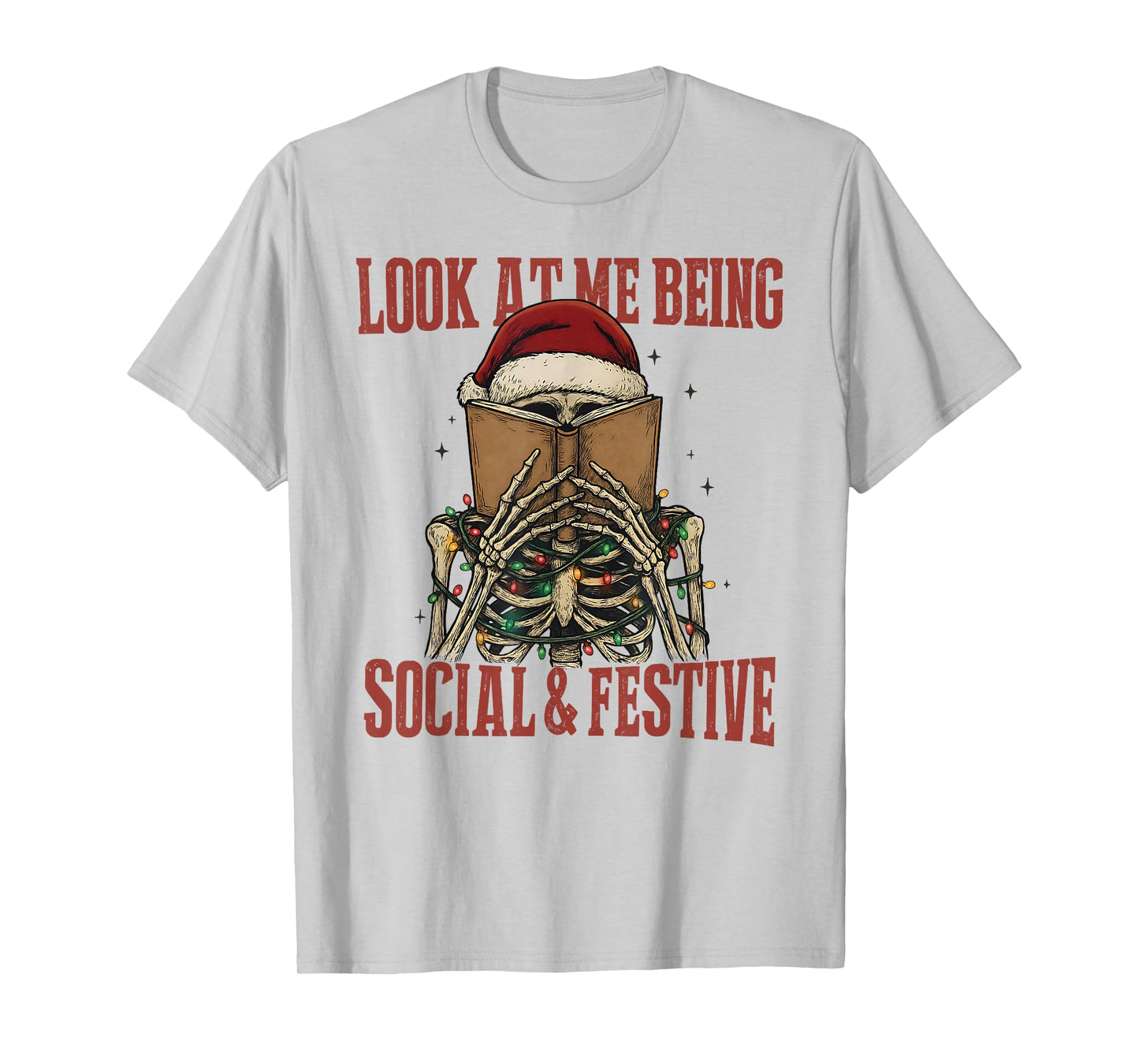 Christmas Read, Cozy Bookish Xmas Girl Reader Ugly Gift T-Shirt