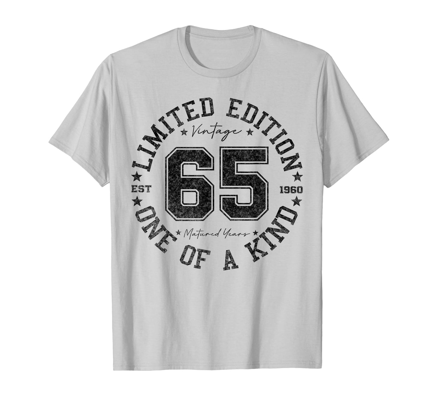 65 Year Old Gifts Vintage 1960 Limited Edition 65th Birthday T-Shirt