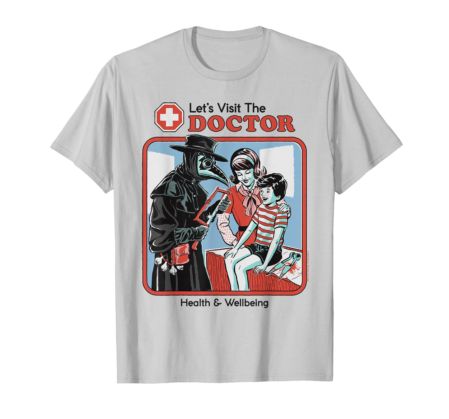 Let's Visit the Doctor Plague Retro Funny Adult Humor T-Shirt