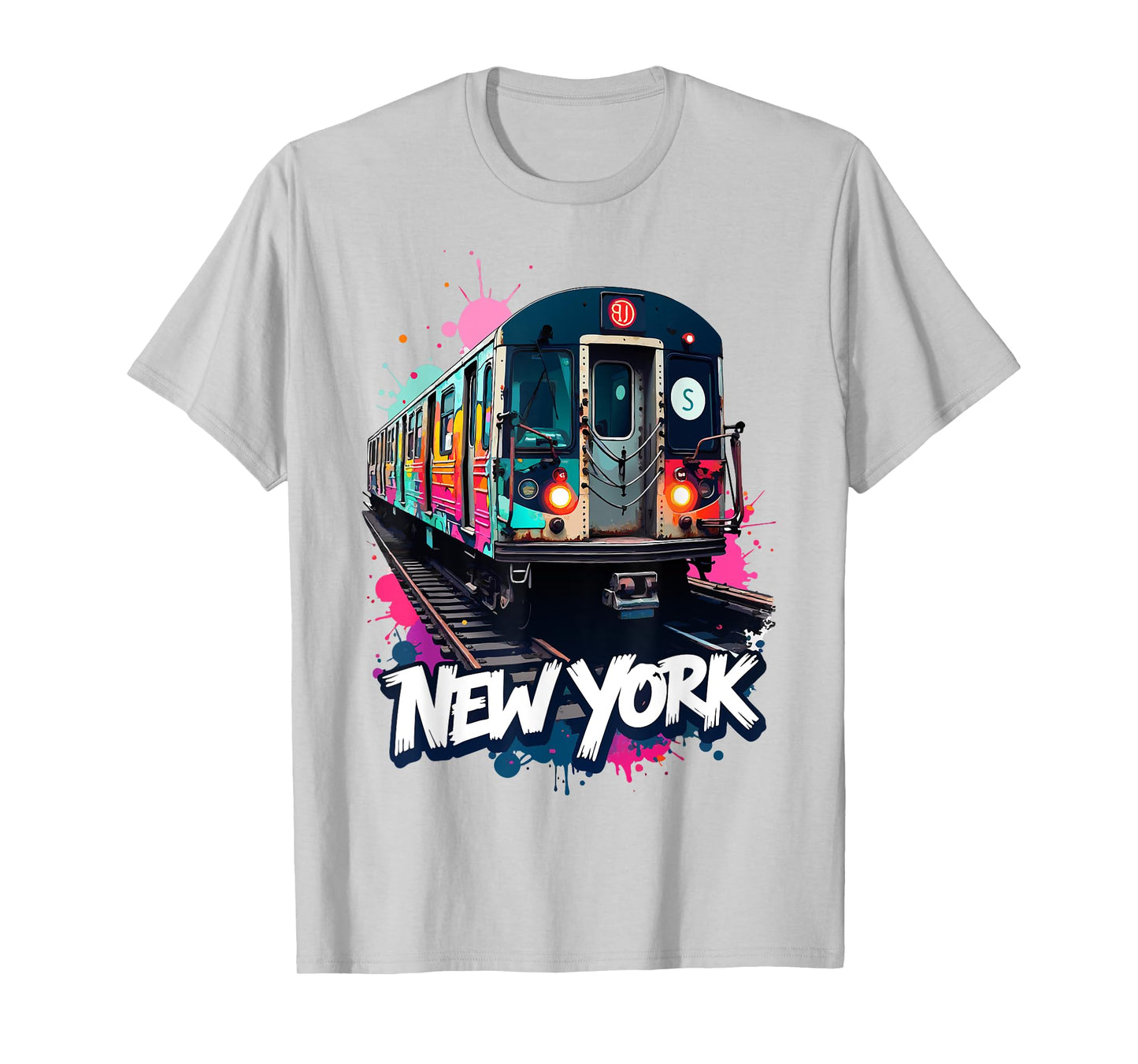 Vintage NYC Graffiti Subway Style with 1980s City Vibe T-Shirt