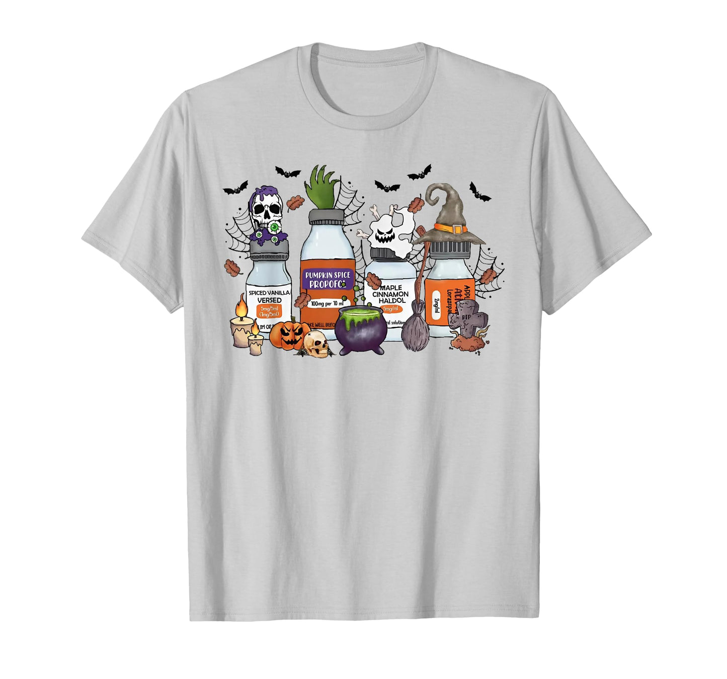 Pumpkin Spice Propofol - Halloween Pharmacy Tech Nurse Pills T-Shirt