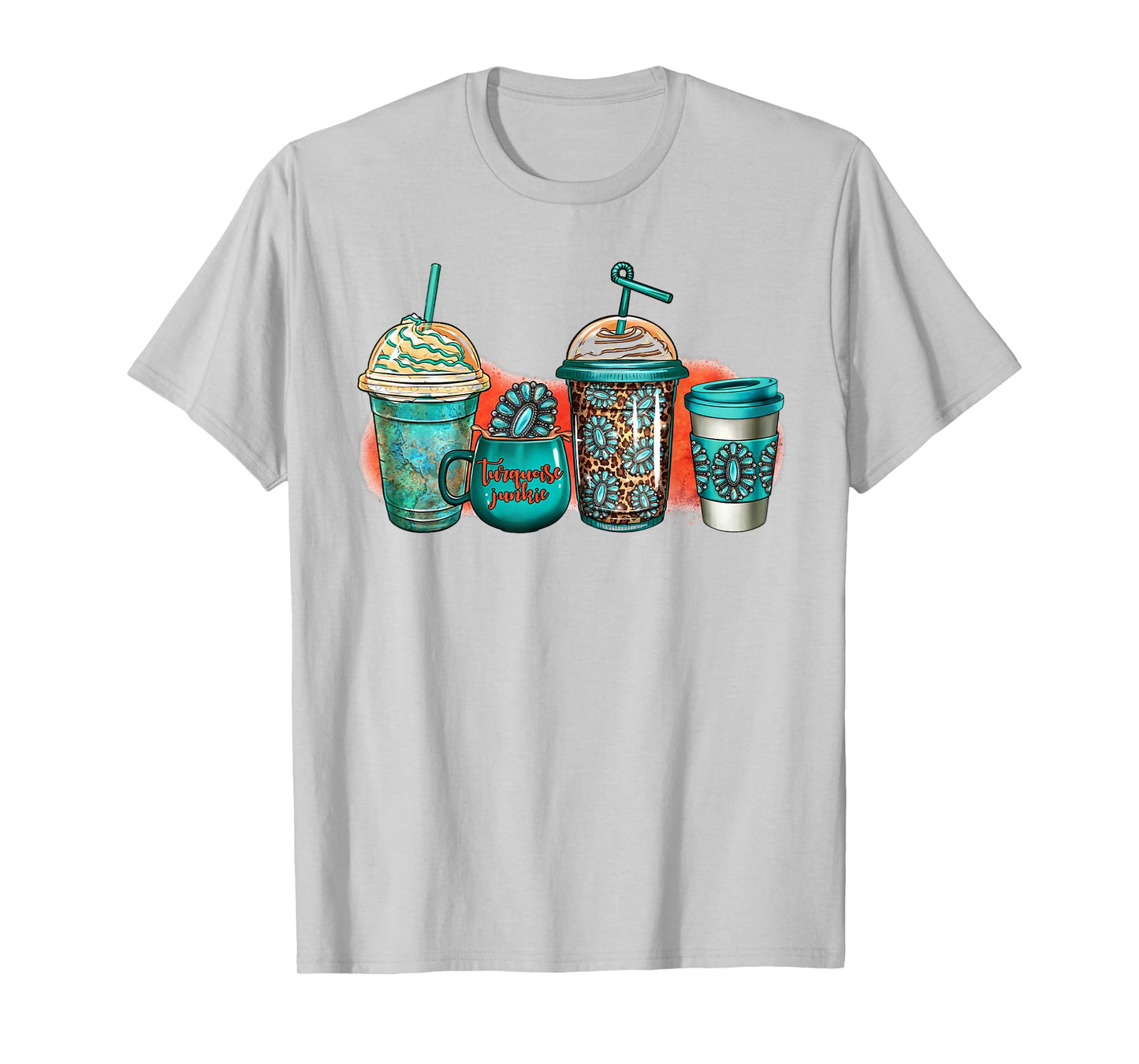Turquoise Junkie Coffee Cups Western Gemstone Rodeo Coffee T-Shirt