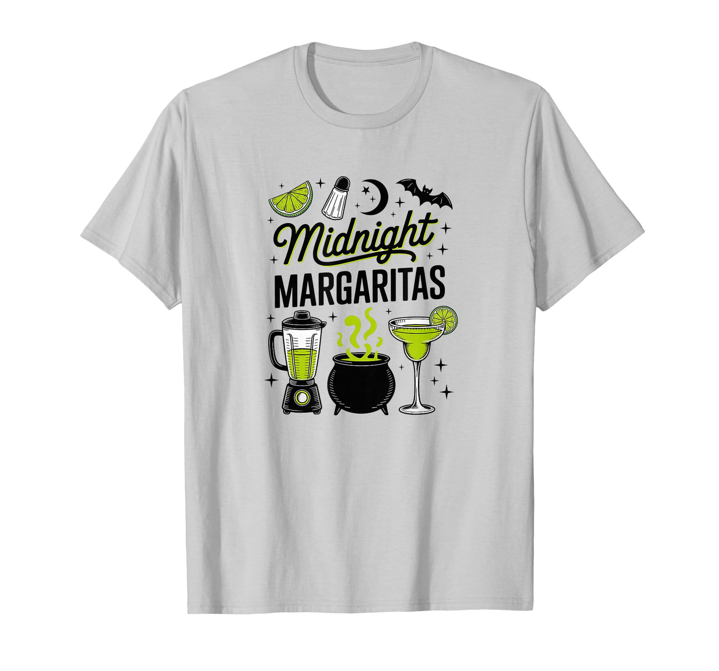 Midnight Margaritas Halloween Cocktail Lime and The Coconut T-Shirt