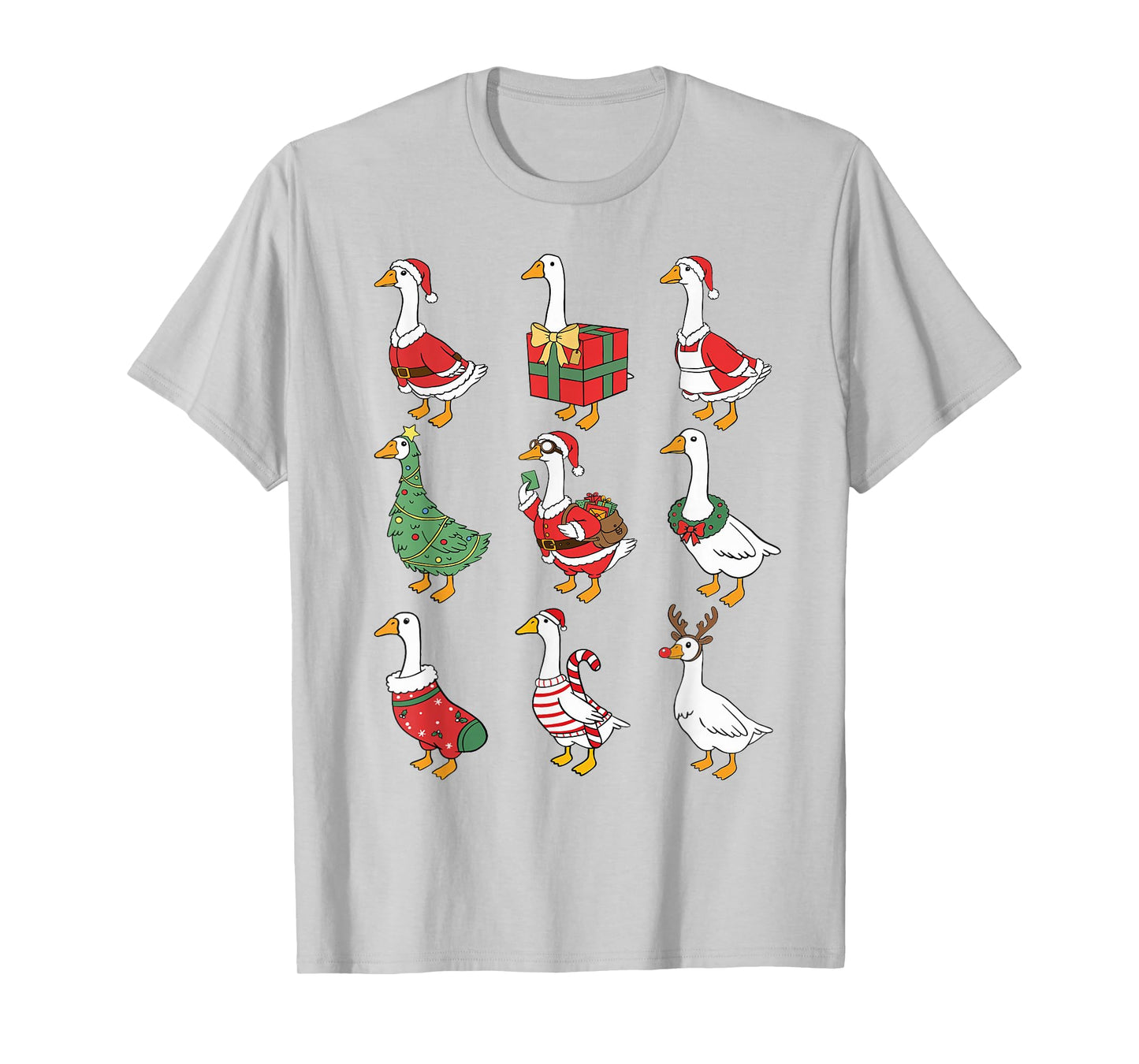 Funny Silly Gooses Costume Christmas Sqaud Collection Vibes T-Shirt