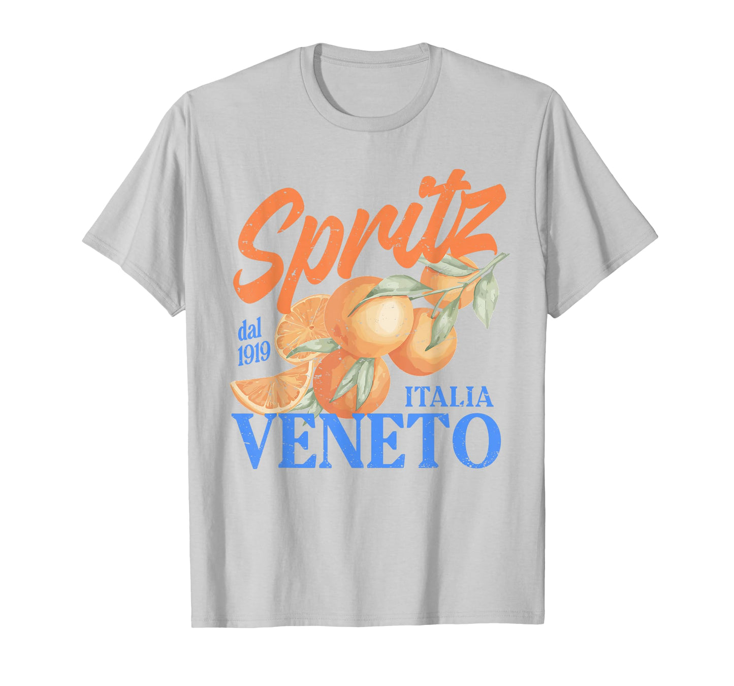 Spritz Veneto dal 1919 Italia Vintage Orange Wine Cocktail T-Shirt