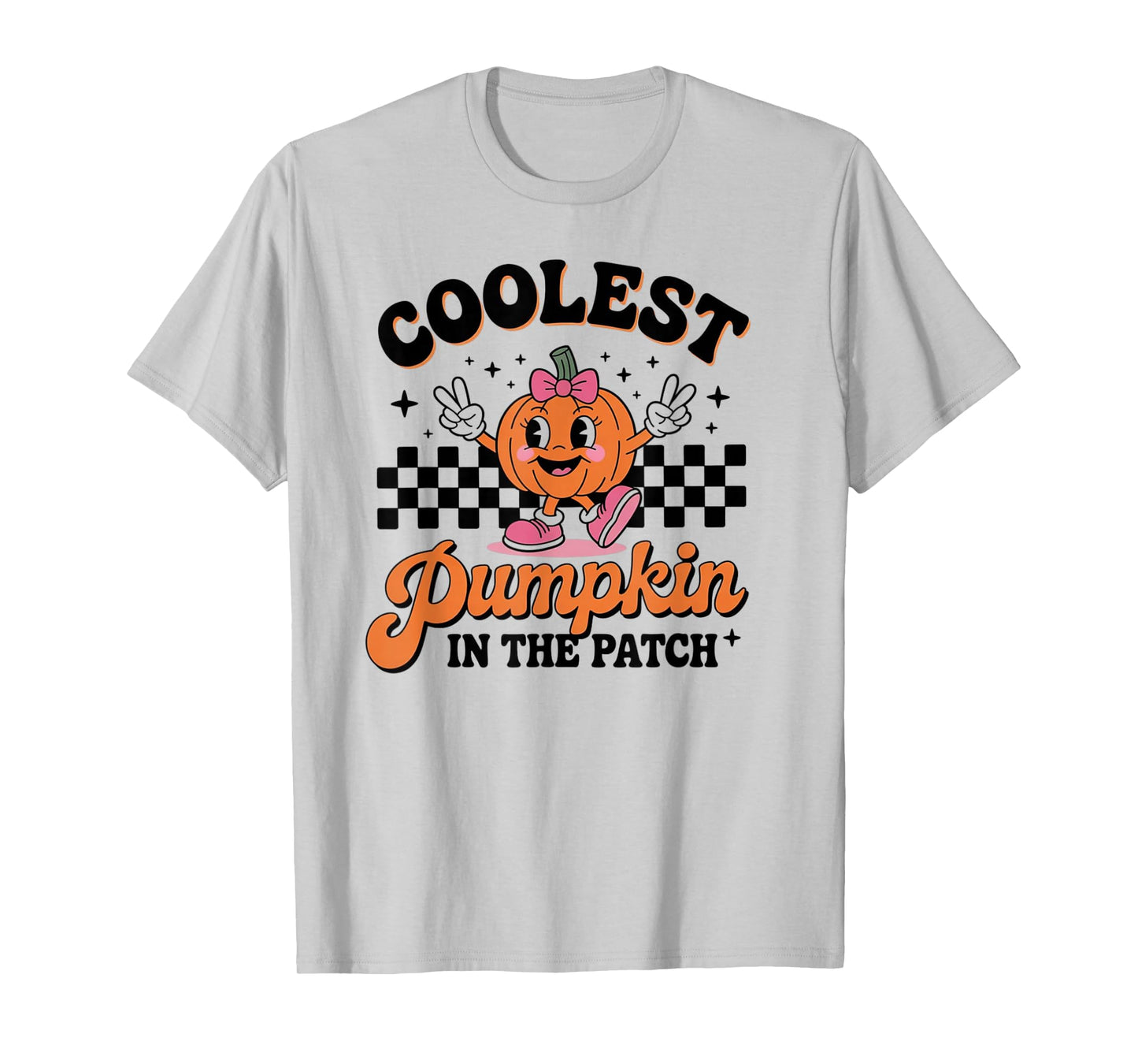 Groovy Coolest Pumpkin in The Patch Halloween for Kids Boys T-Shirt