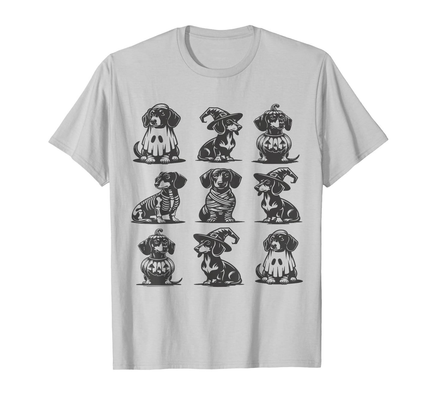 Funny Wiener Dachshund Dog Doxie Mom Fall Halloween Women T-Shirt