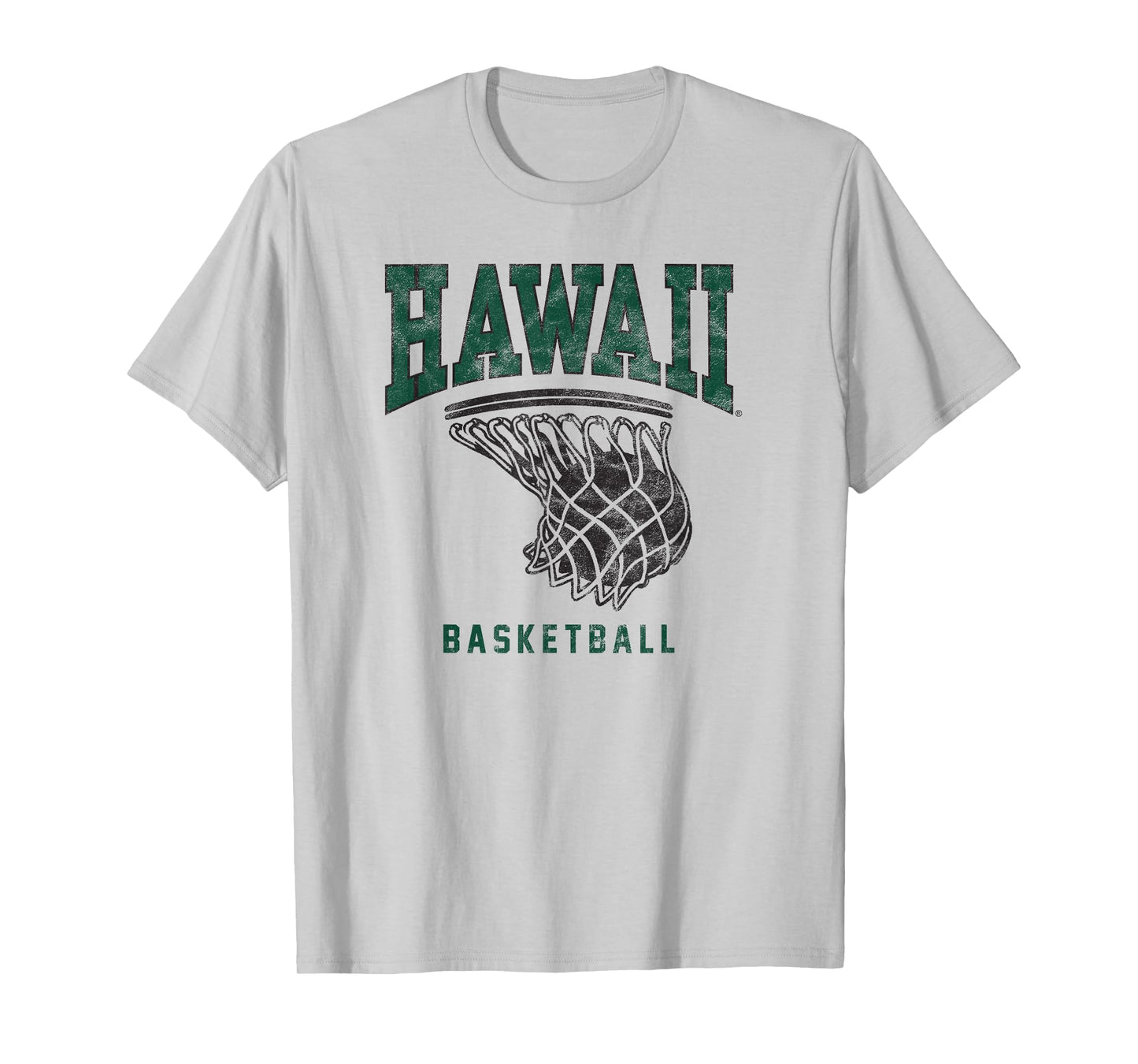 University of Hawaii Rainbow Warriors Basketball Hoop T-Shirt