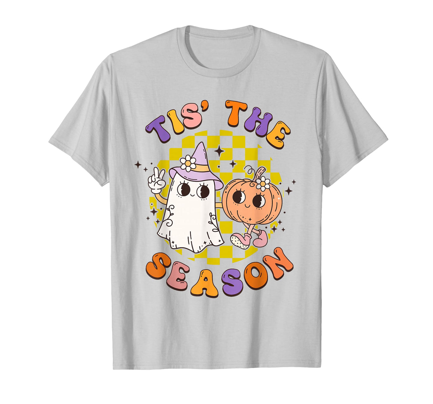 Tis The Season Ghost and Pumpkin T-Shirt