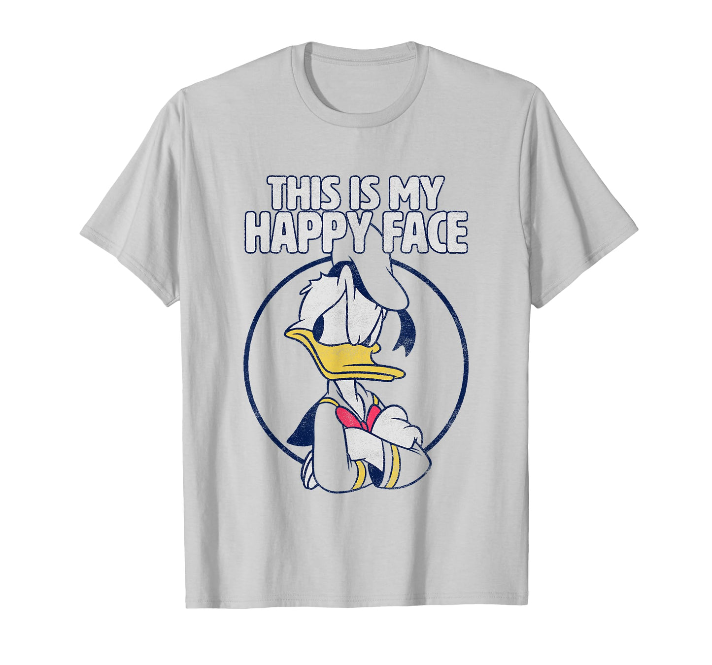Disney Mickey And Friends Donald Duck My Happy Face T-Shirt
