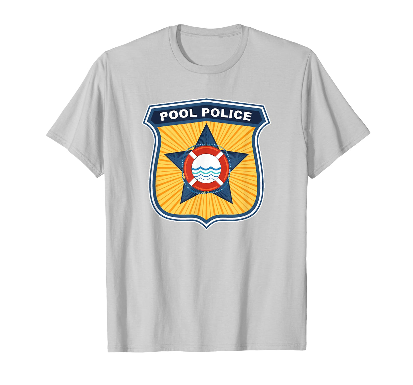 Funny Pool Police Cabana Boy Funny Lifeguards Squad Summer T-Shirt