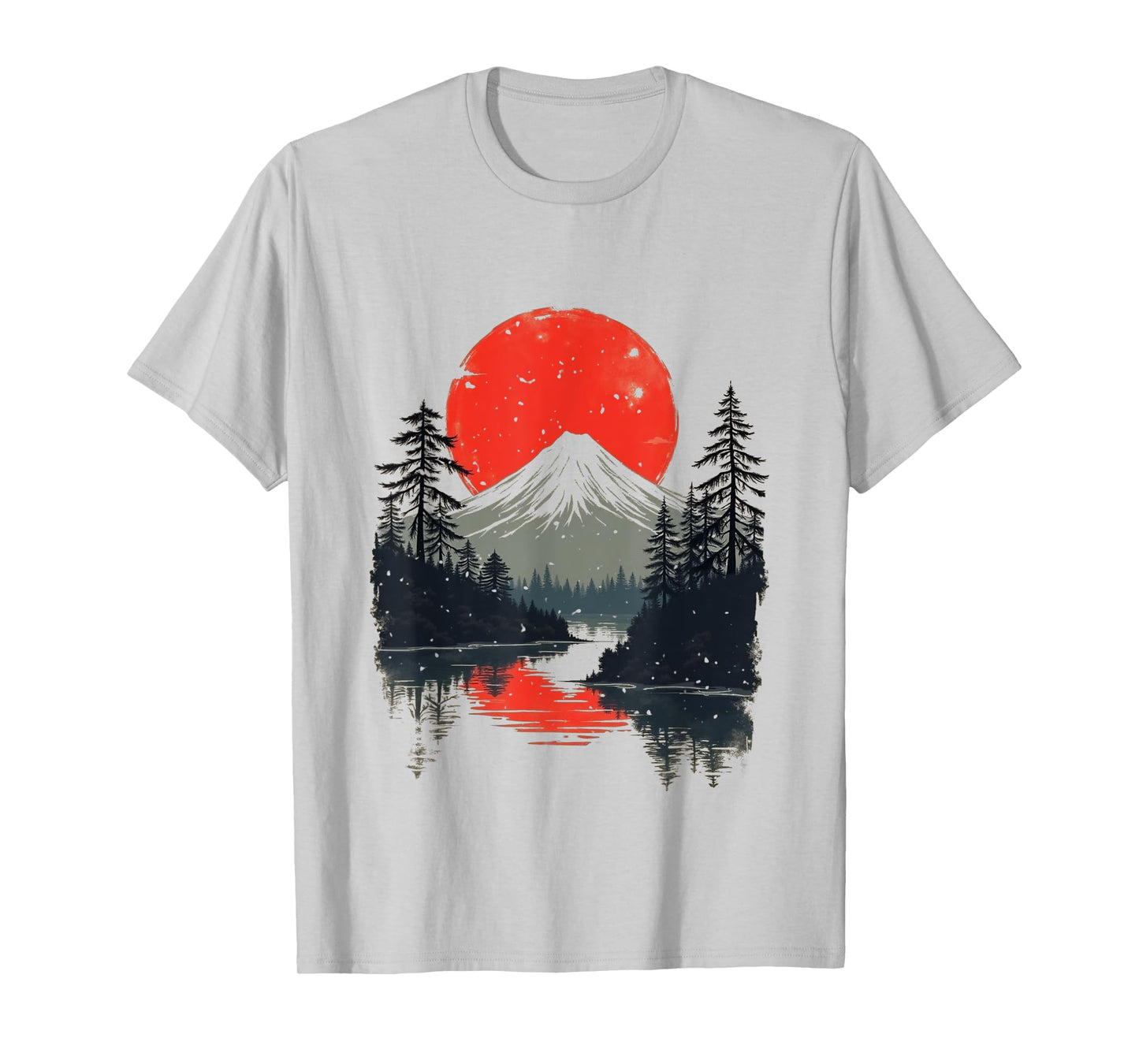 Vintage Japan Landscape With A Lake T-Shirt