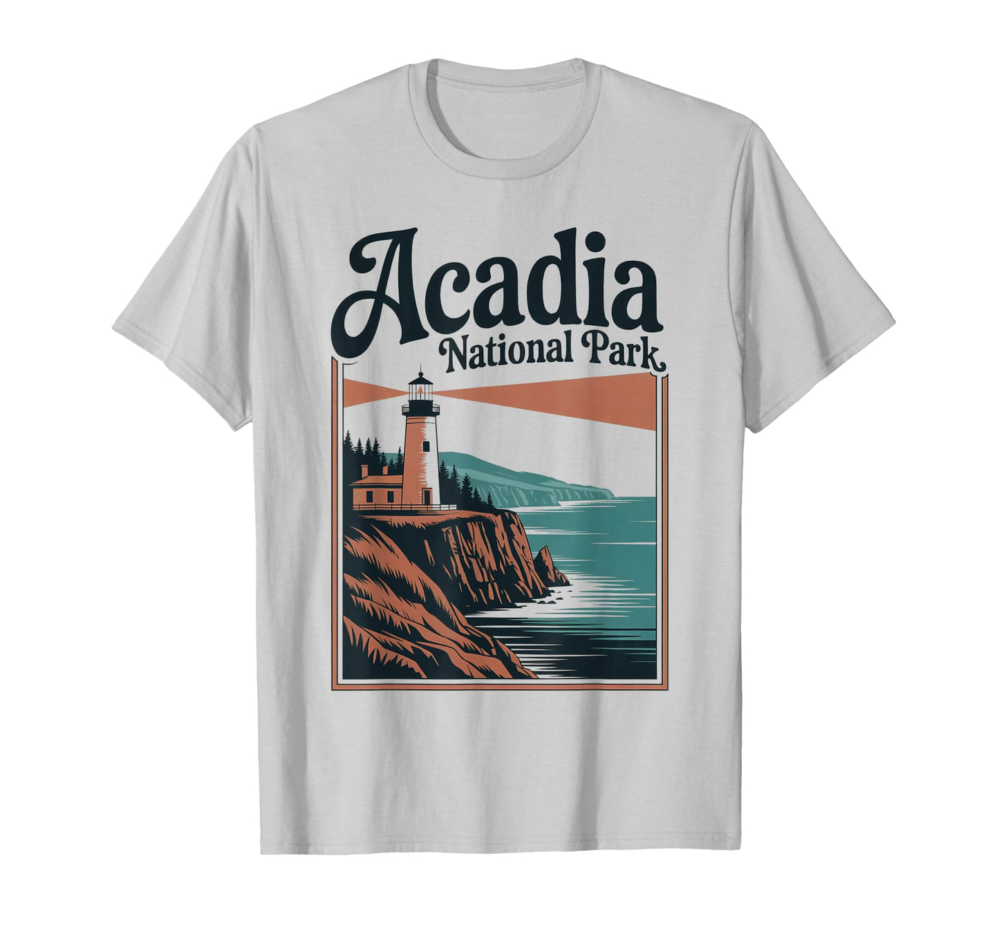 Acadia National Park Retro Outdoor Hiking US National Park T-Shirt