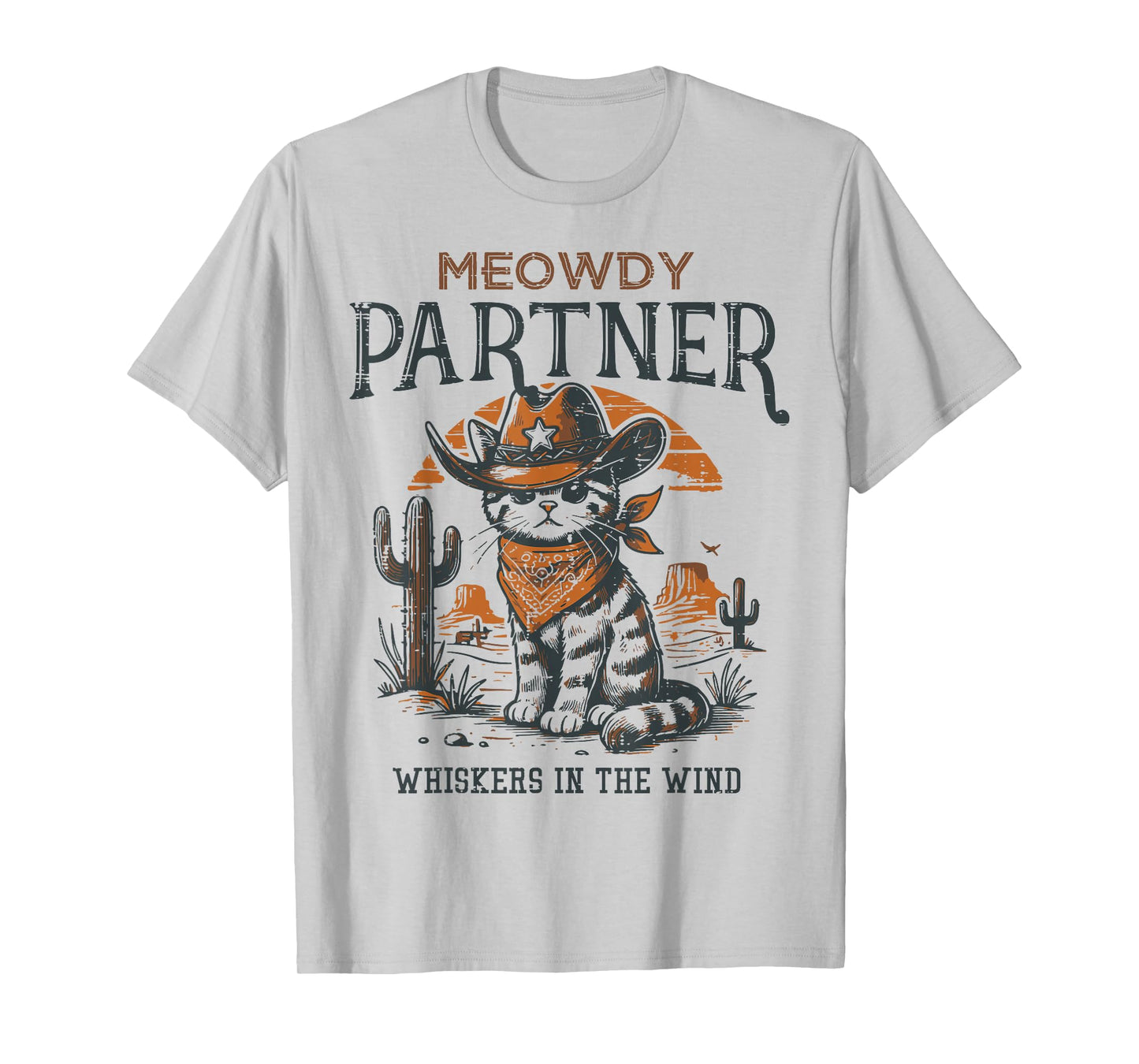 Cowboy Cat Meowdy Partner Vintage Howdy Kitten Women Men Kid T-Shirt