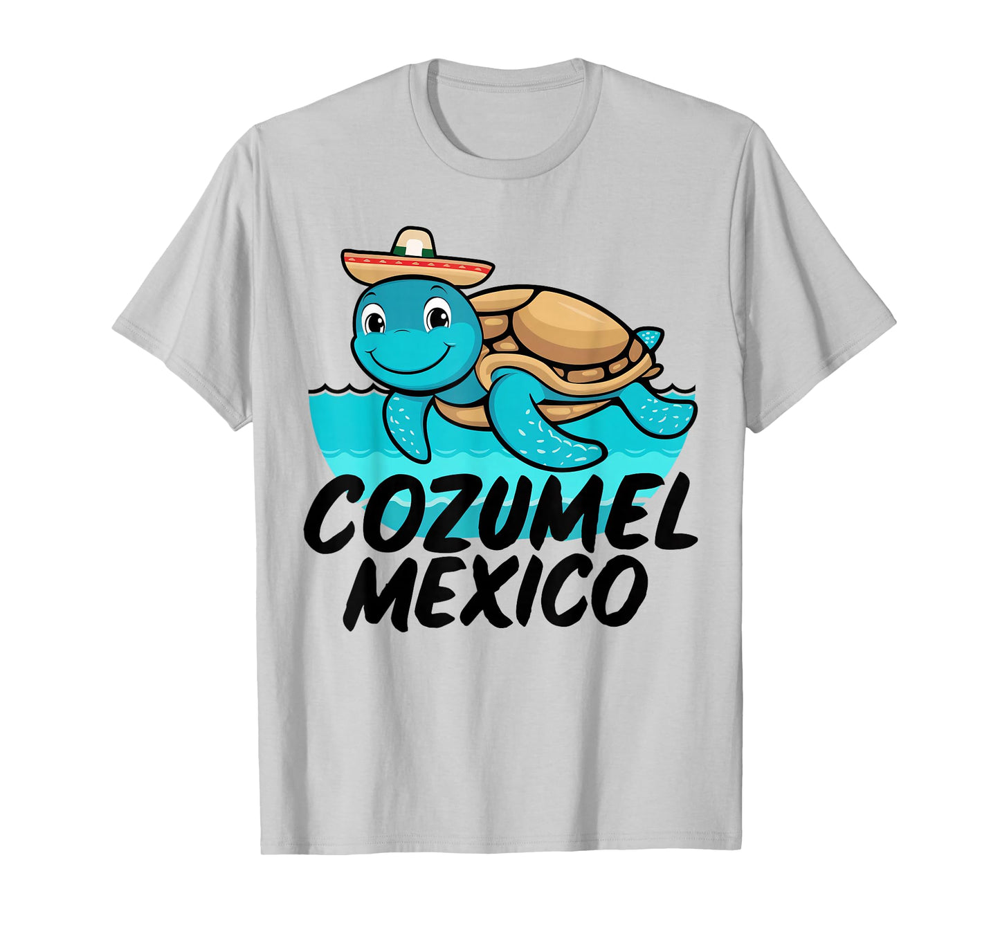 Cozumel Mexico Sea Turtle Colorful Boys Girls Toddler T-Shirt