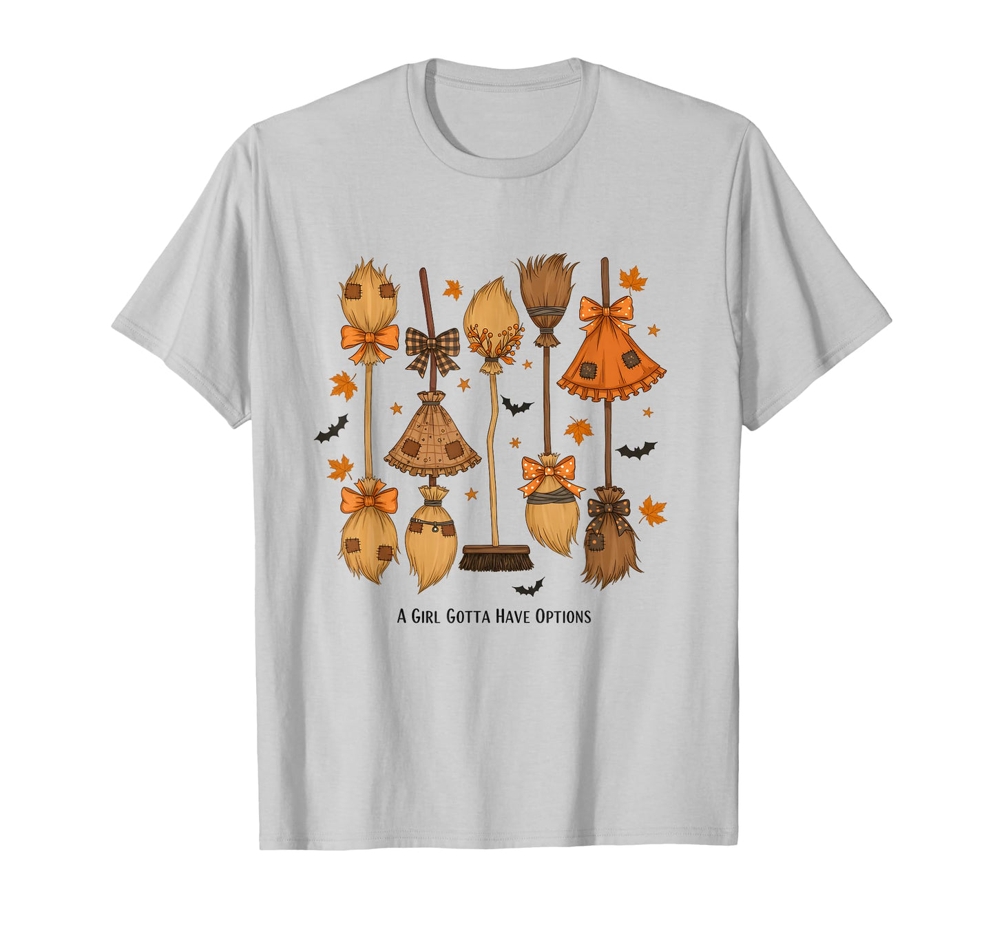 A Girl Gotta Have Options Patchwork Witch Halloween T-Shirt