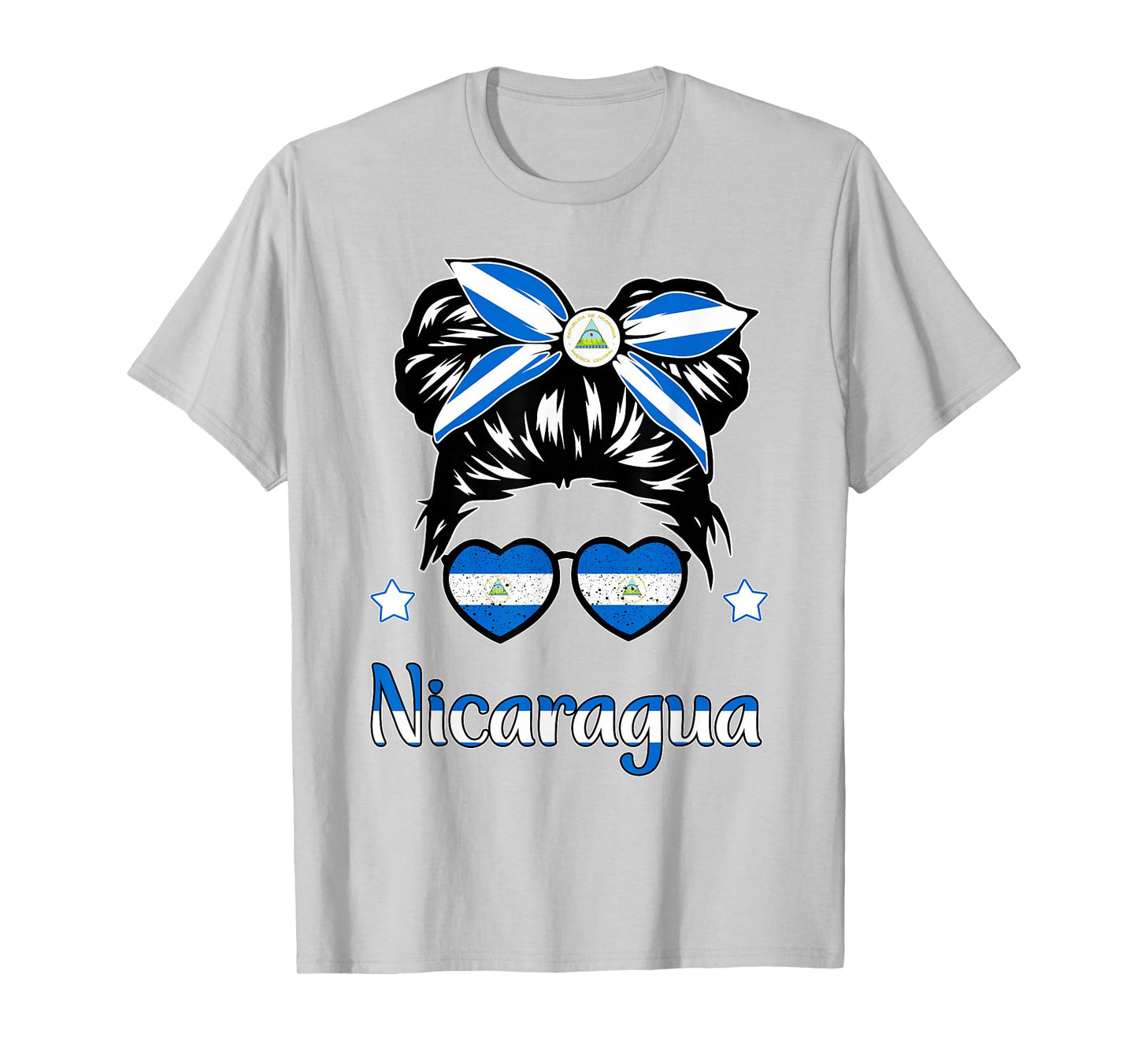Toddler Girls Nicaragua Flag Nicaraguan Hispanic Heritage T-Shirt