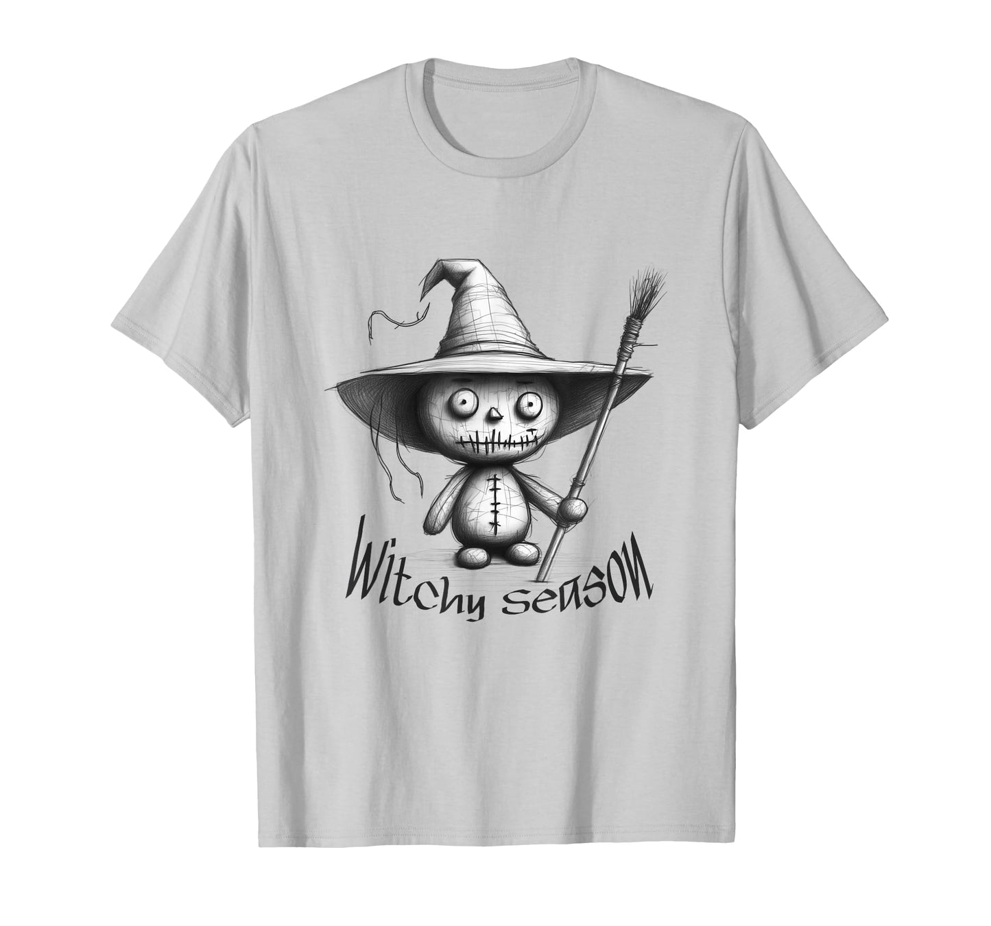 Halloween Spooky Witch Doll Outfit Costume Witchy Season T-Shirt