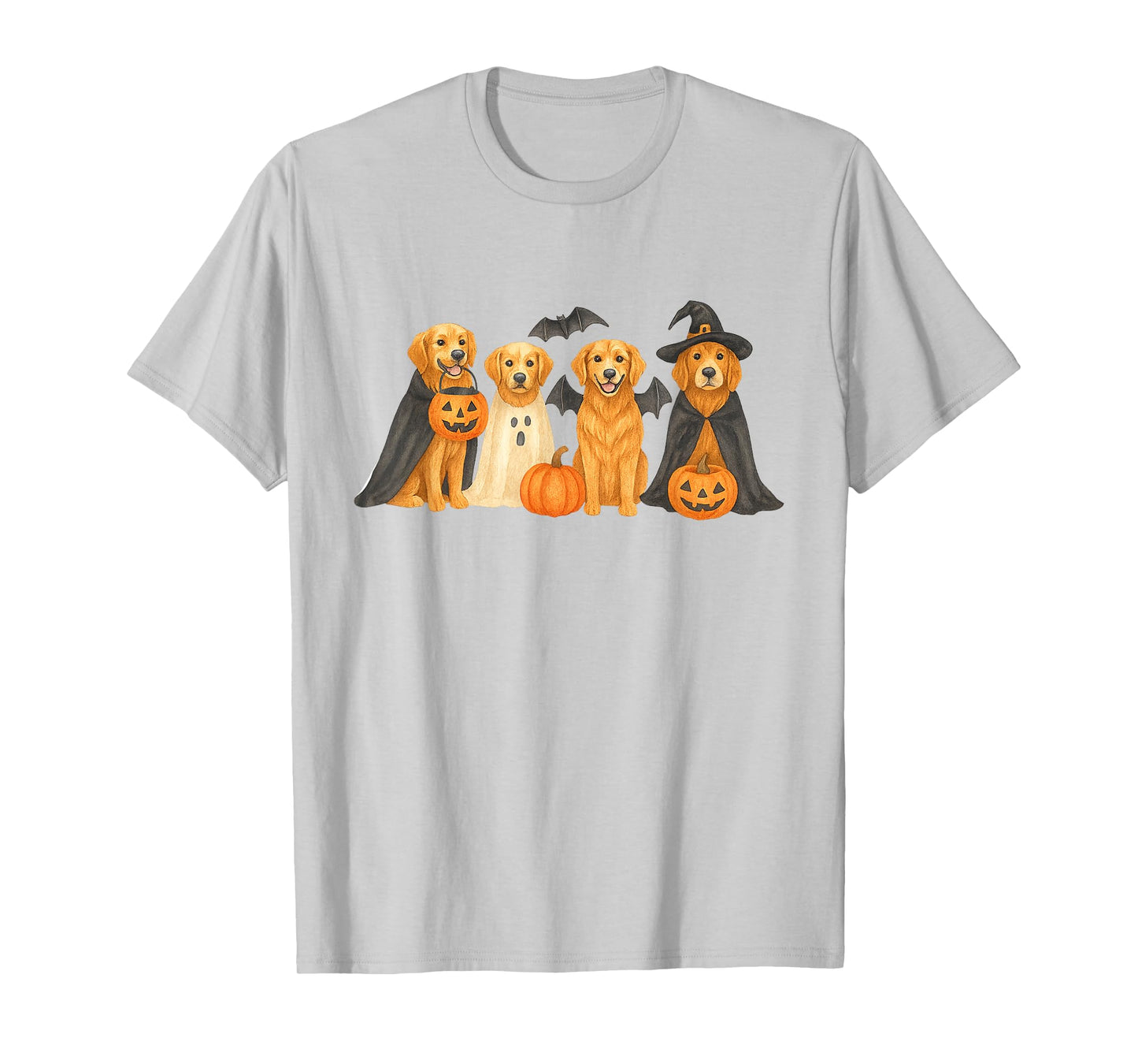 Halloween Golden Retriever Spooky Ghost Dog Golden Mama T-Shirt