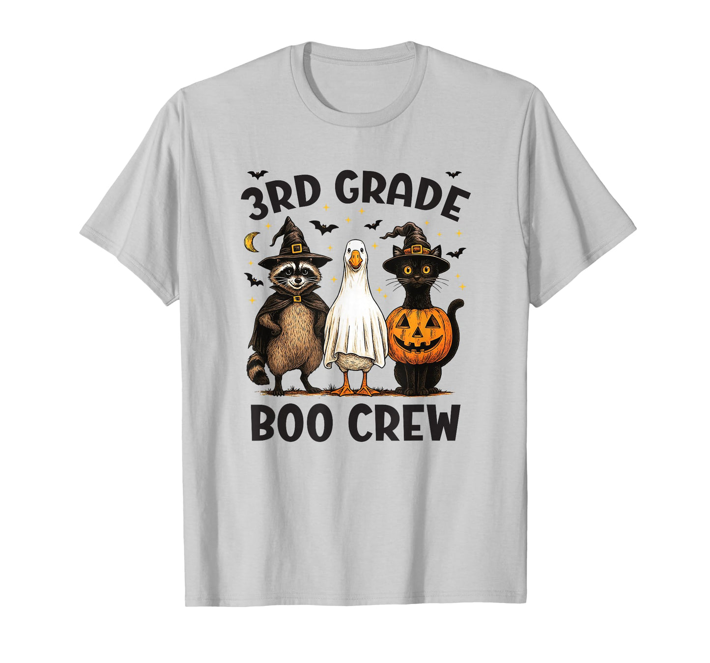 3rd Grade Boo Crew Halloween Costume T-Shirt