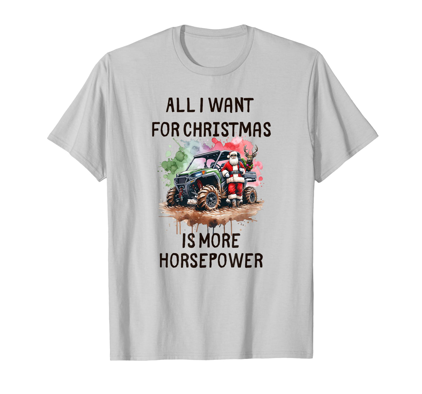 Funny SxS Life Christmas UTV Off Road Side-by-Side Riding T-Shirt