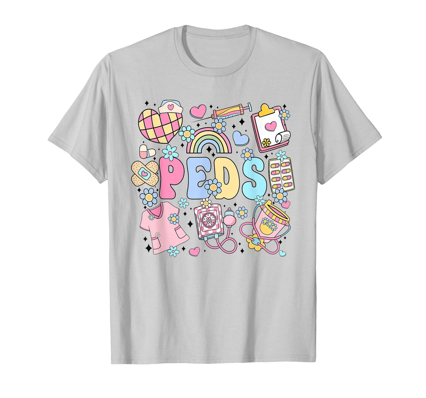 Peds Nurse Stuff Retro Pediatric Nurse Practitioner Nursing T-Shirt