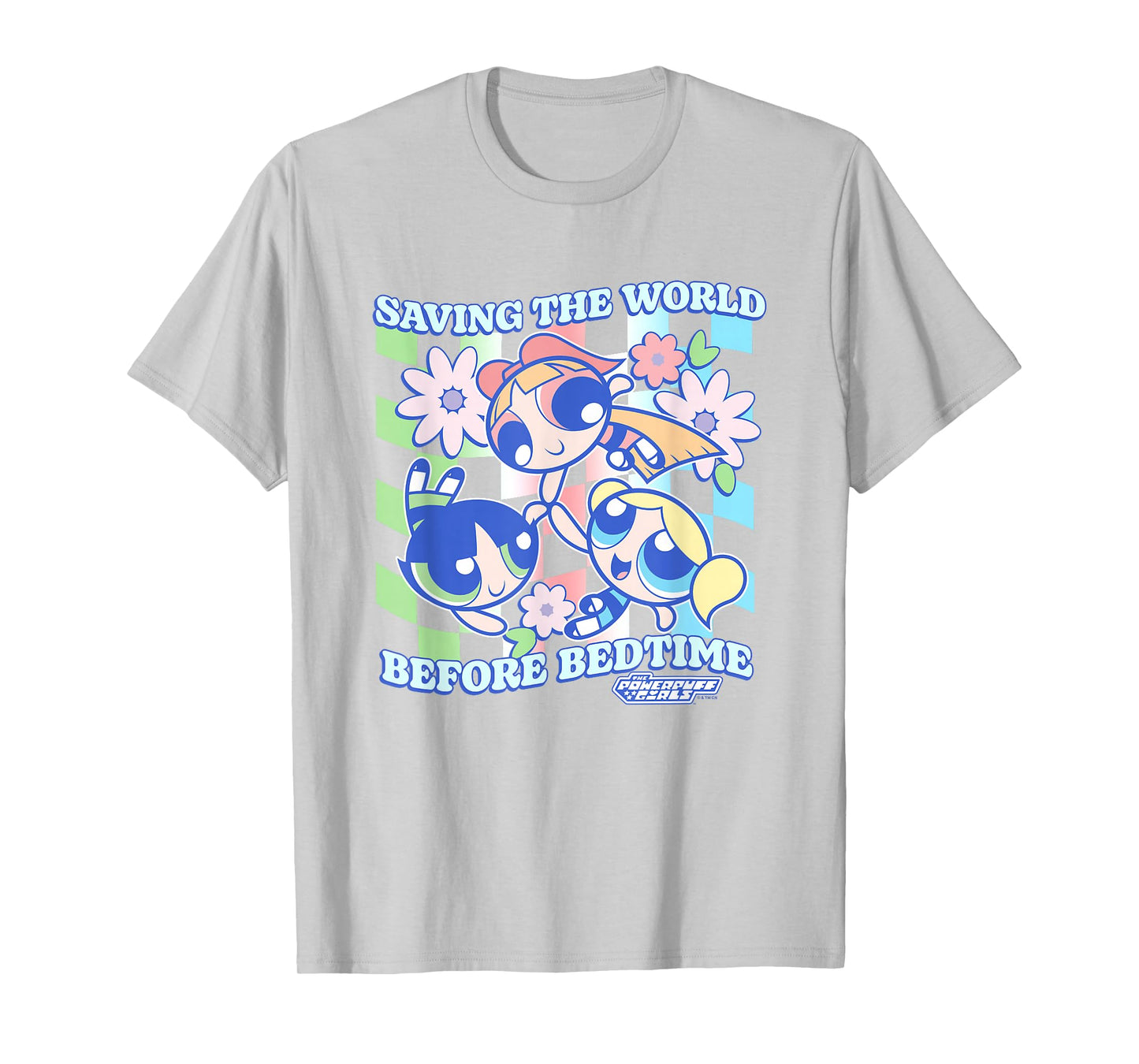 The Powerpuff Girls Saving The World Before Bedtime Vintage T-Shirt