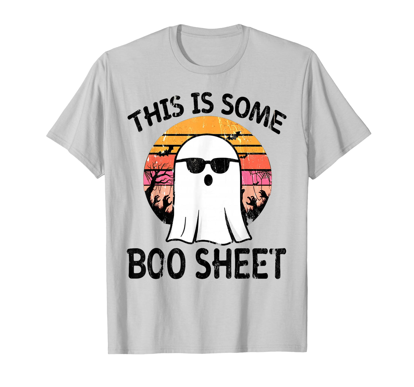 This is Some Boo Sheet Funny Halloween Costume Retro Ghost T-Shirt