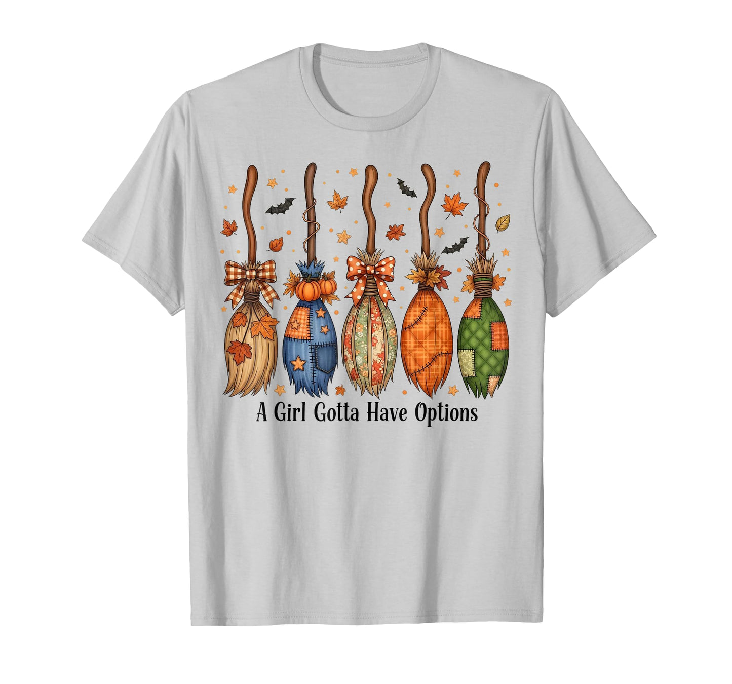 A Girl’s Gotta Have Options Retro Halloween Witches T-Shirt
