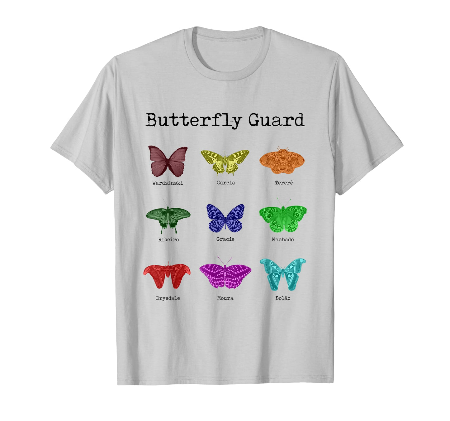 MMA, Brazilian Jiu Jitsu (BJJ) Butterfly Guard T-Shirt
