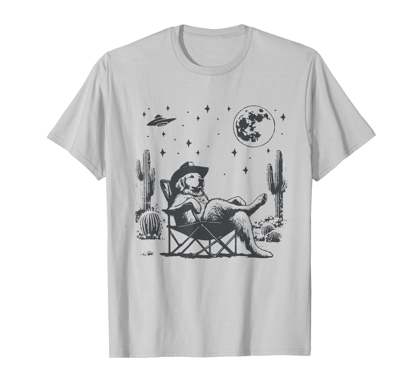 Howdy Golden Retriever Western Cowboy Vintage Dog Lovers T-Shirt